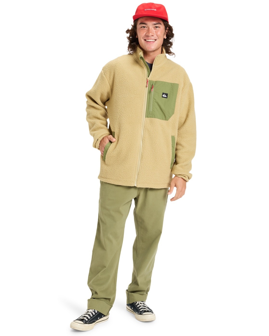 Quiksilver Fleecejacke »Clean Coast«