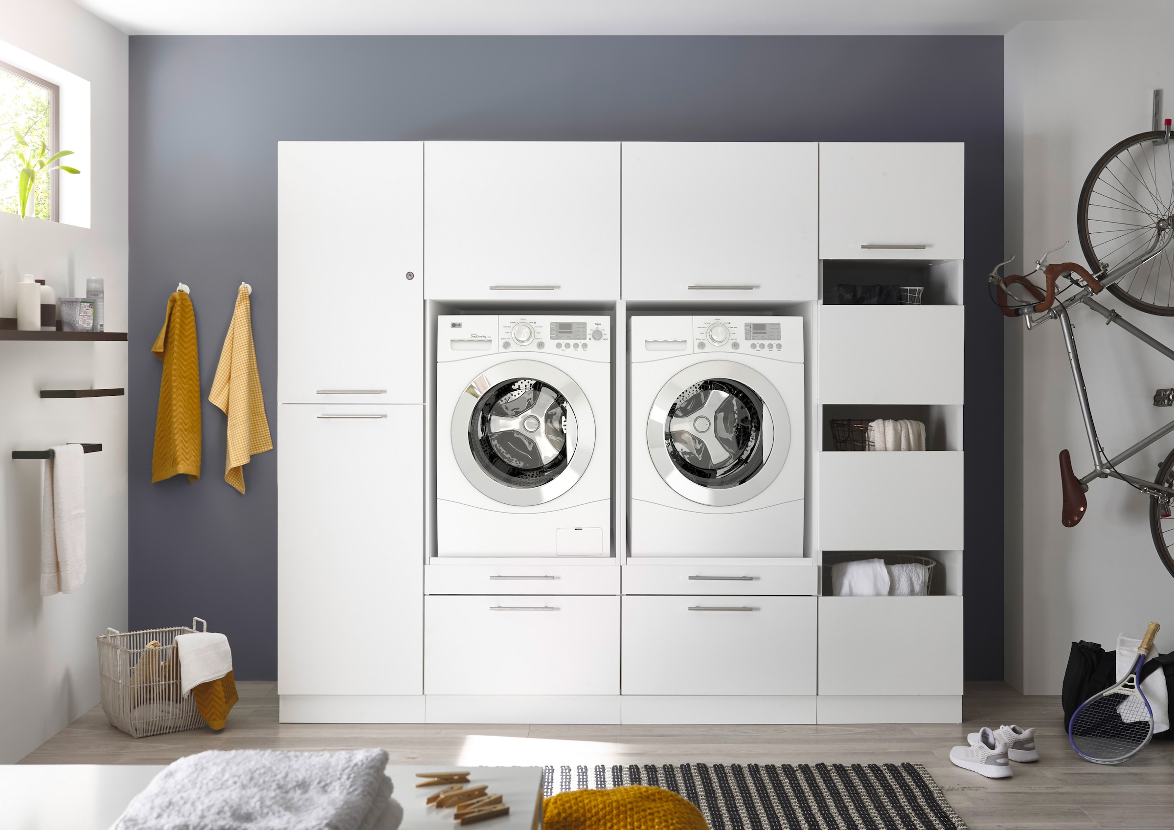 RESPEKTA Mehrzweckschrank-Set »Clara-Set 14«, (4 St., Schrankelemente einzeln erhältlich), (H x B x T) 200 x 234,8 x 67,6 cm