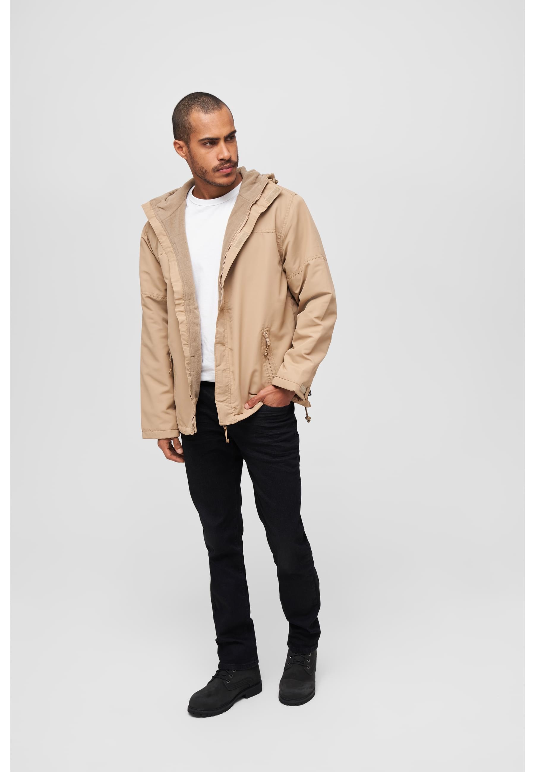 Brandit Allwetterjacke »Brandit Herren Windbreaker Frontzip«, (1 St.), mit Kapuze
