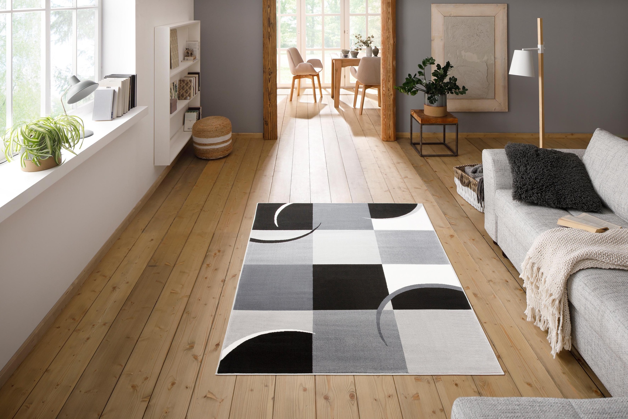 my home Teppich »Dylan«, rechteckig, 7 mm Höhe, weiche Haptik