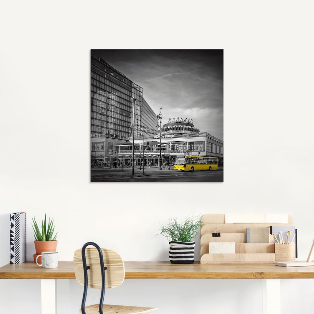 Artland Glasbild »Berlin City-West«, Deutschland, (1 St.)