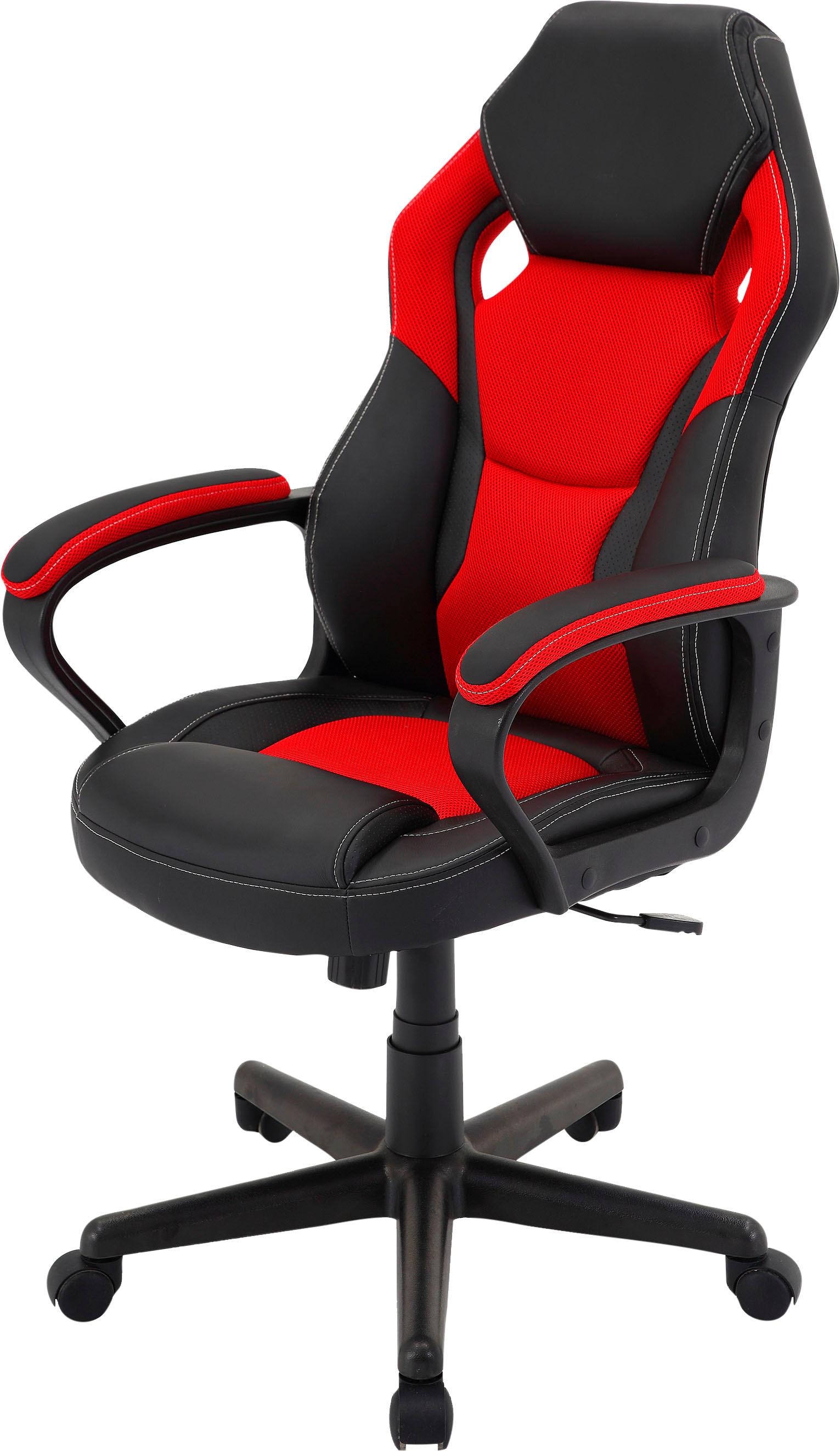 Homexperts Chefsessel »Manta«, Kunstleder-Netzstoff, Gamingchair passend zum Gamingtisch Tron