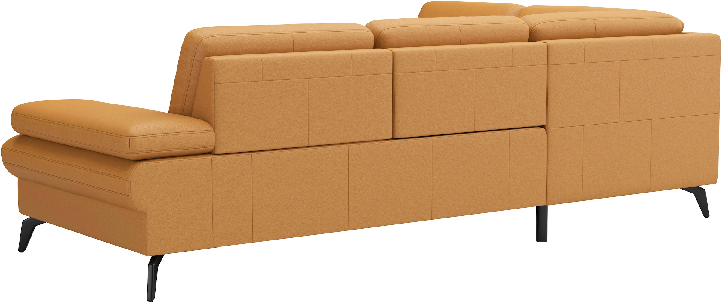sit&more Ecksofa »Morris L-Form, inkl. Sitztiefenverstellung«, wahlweise mit Armteilverstellung, Bettfunktion & Bettkasten
