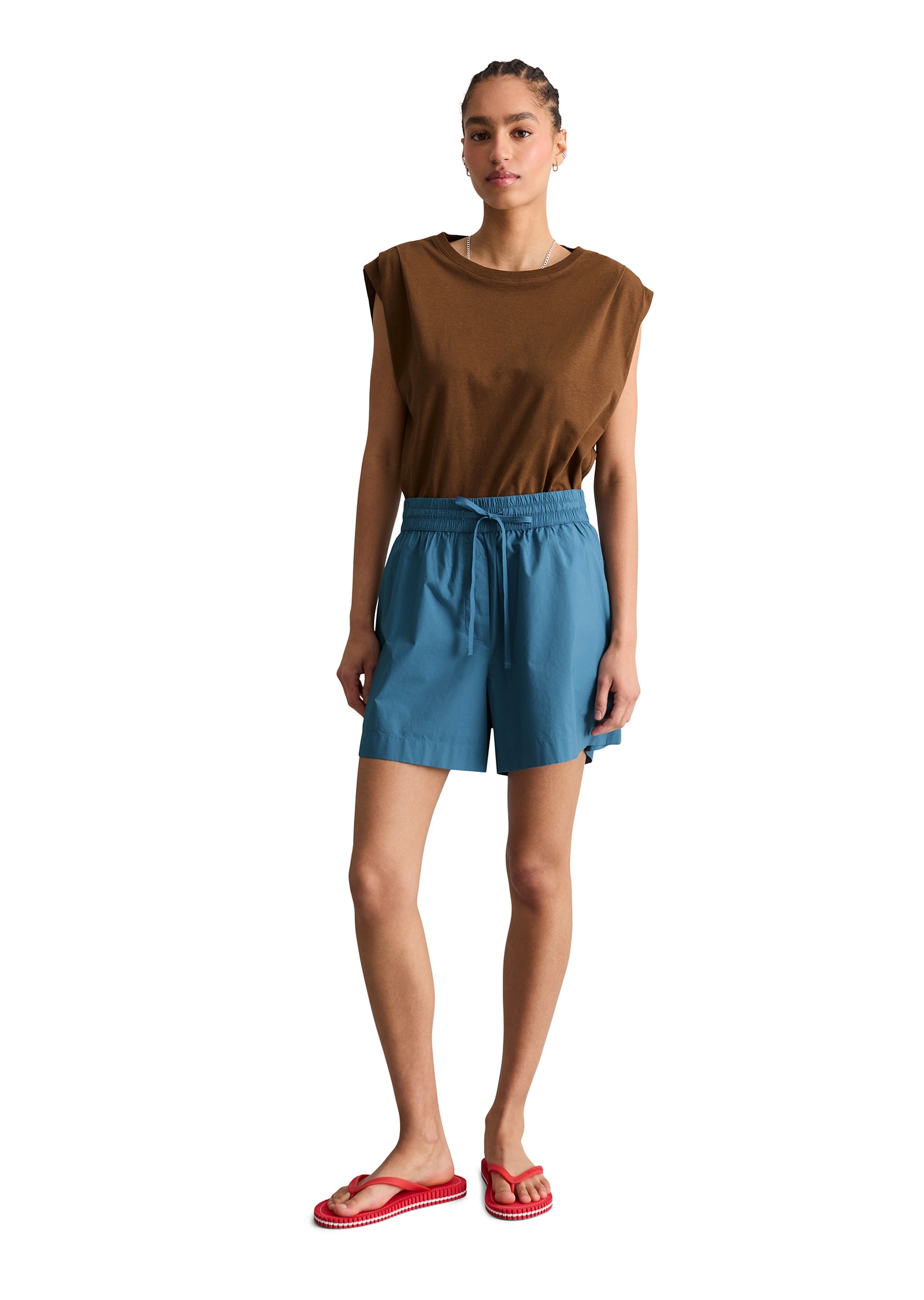Marc O'Polo DENIM Shorts »aus Papertouch-Popeline«