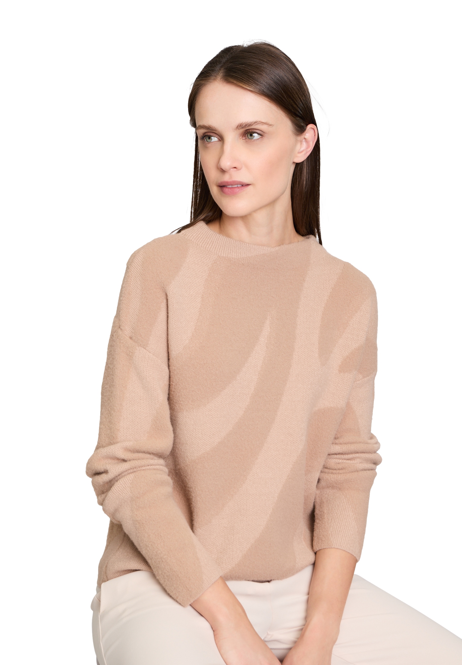Betty&Co Strickpullover »Betty & Co Damen Strickpullover mit Jacquard«, (1 tlg.), Jacquard