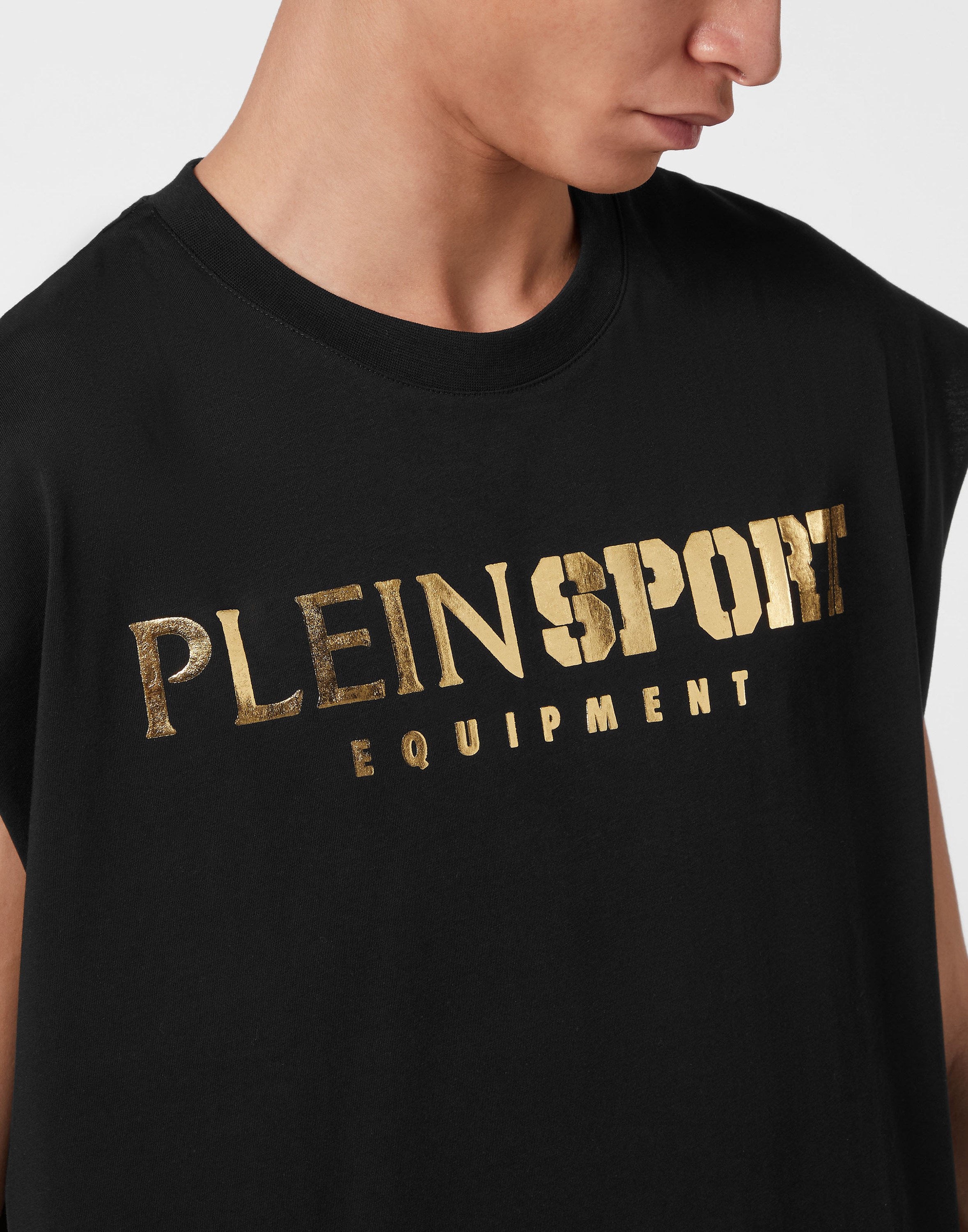 PLEIN SPORT T-Shirt »Tank top T-shirt Laminated«