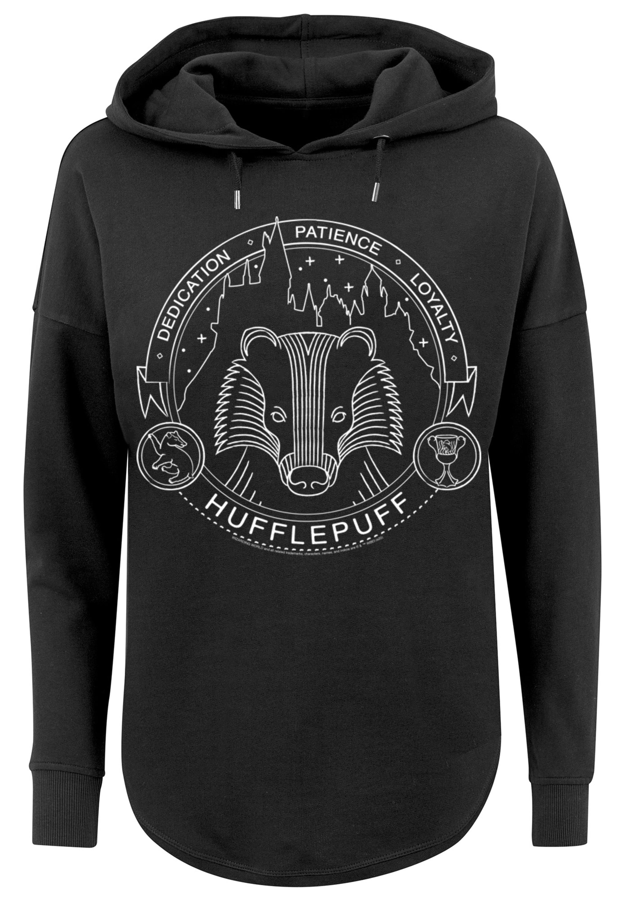 F4NT4STIC Kapuzenpullover »Harry Potter Hufflepuff Seal«, Print
