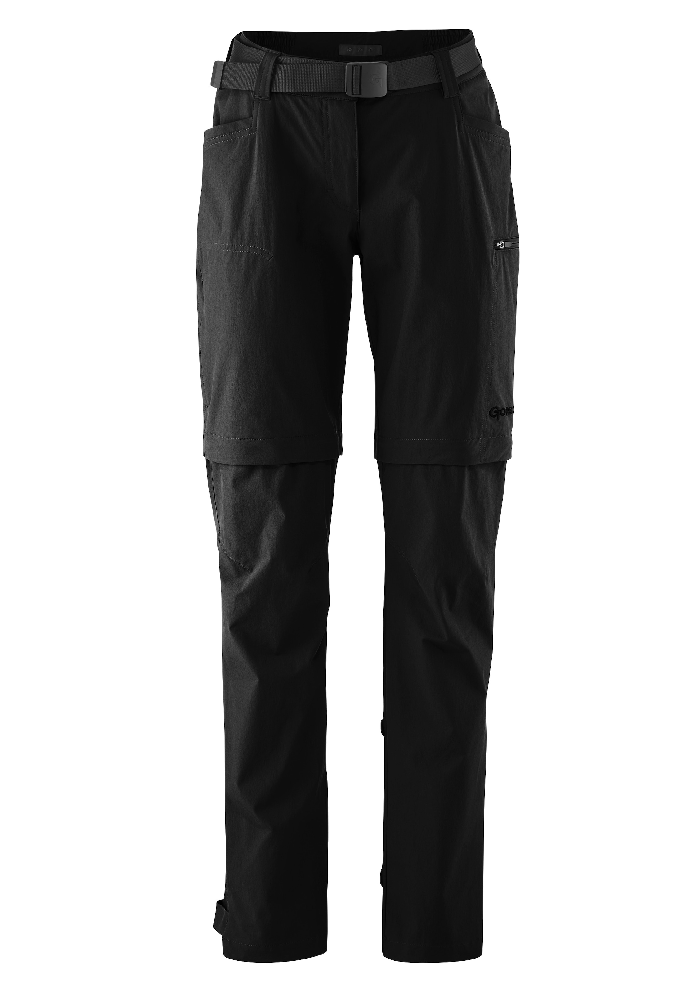 Gonso Fahrradhose "Ruth", Damen zipp-off Radhose mit Sitzpolster und Gürtel günstig online kaufen