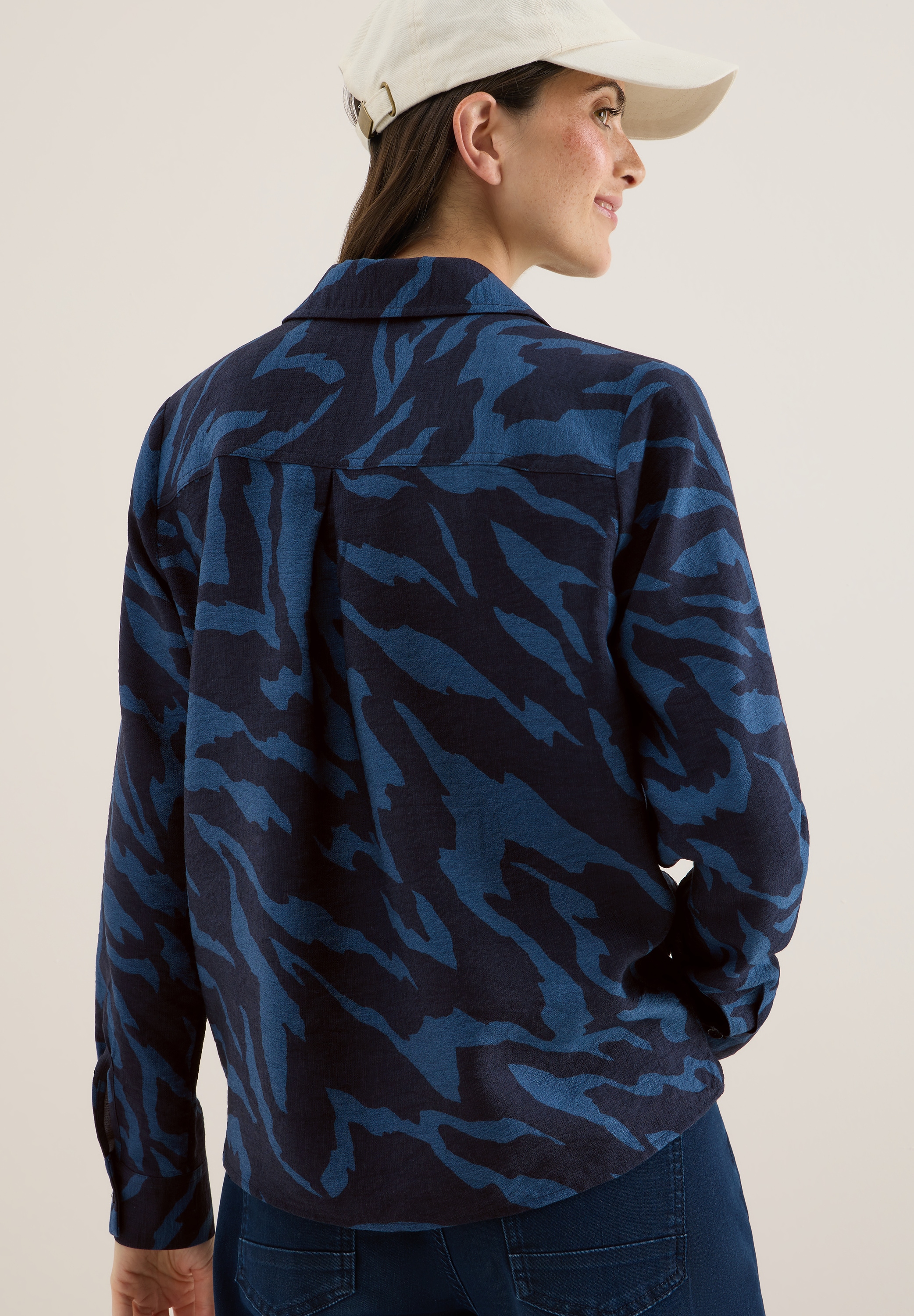 Cecil Hemdbluse, mit All-Over Print