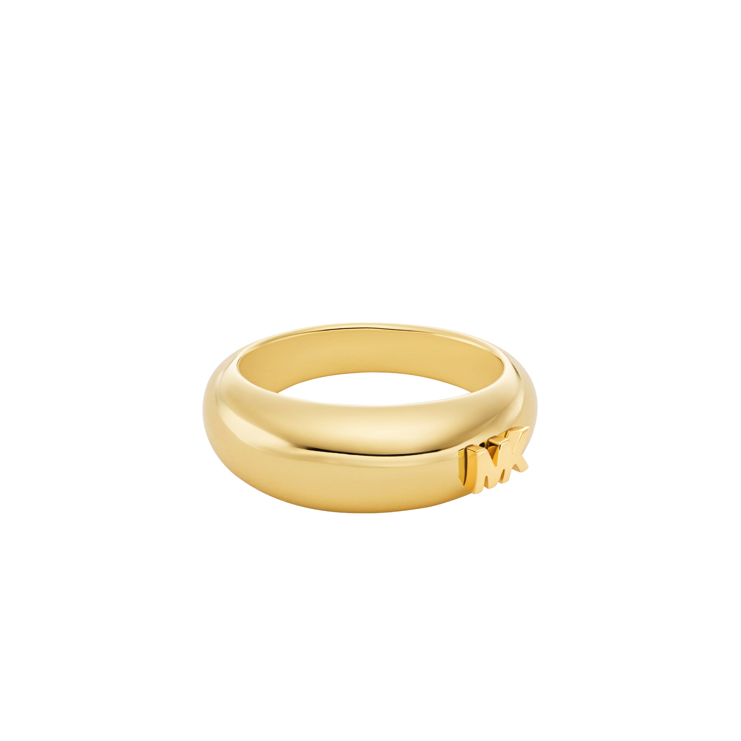 Fingerring MICHAEL KORS "Schmuck Geschenk Metall Ring PREMIUM" Gr. 18, gold (gelbgoldfarben), Fingerringe, Damen, 18,mit Zirkonia, Metall, 3mm, Fingerring, wahlweise mit oder ohne Zirkonia 4