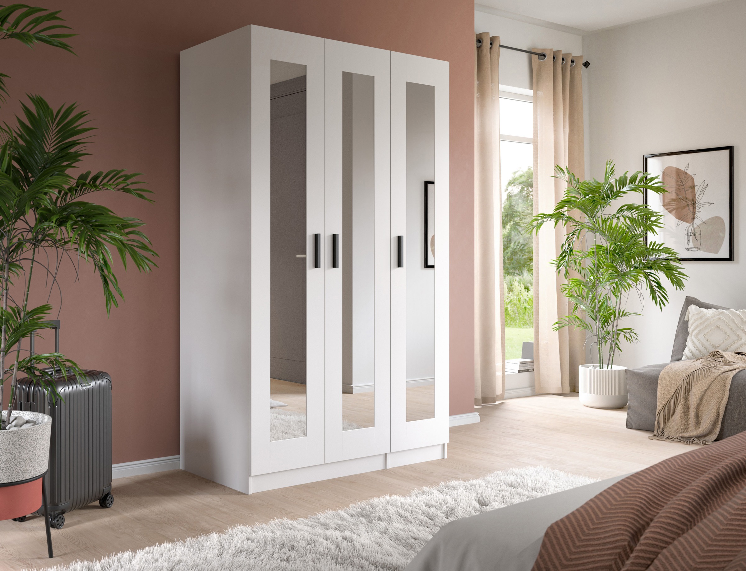 Home affaire Kleiderschrank "Farmsen, TOPSELLER, Schlafzimmerschrank, Garde günstig online kaufen