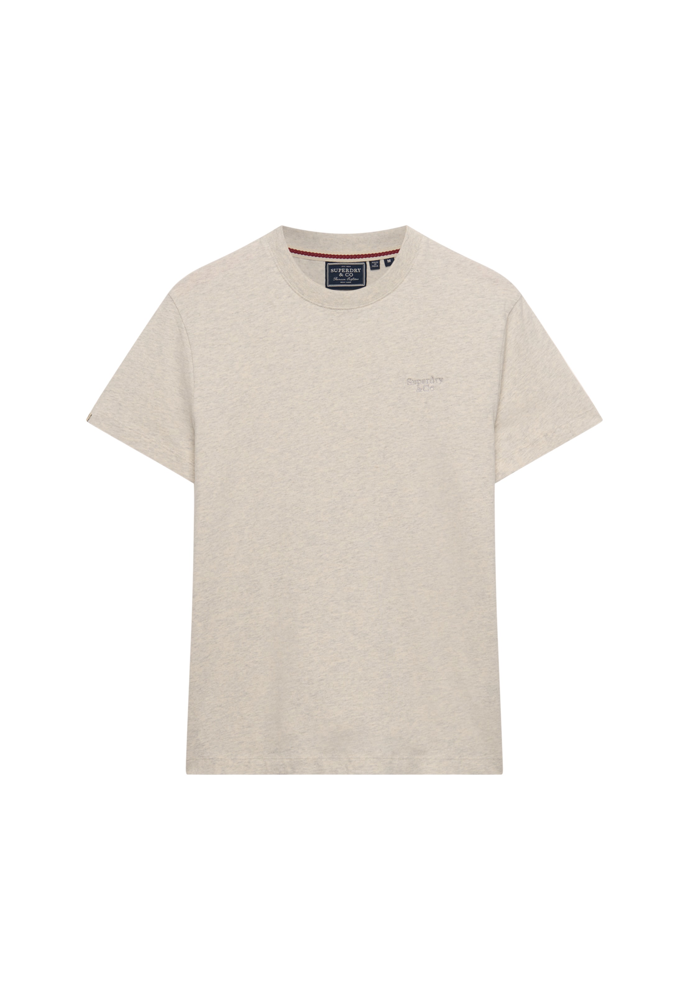 Superdry Rundhalsshirt »ESSENTIAL SERIF LOGO EMB TEE« Baumwolle, regular fit