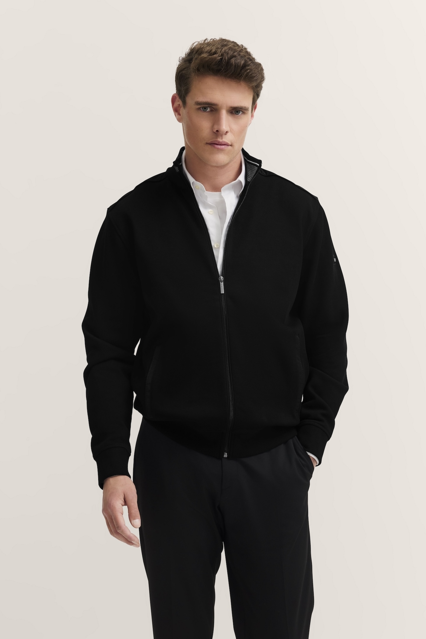 bugatti Sweatjacke, mit Stehkragen günstig online kaufen