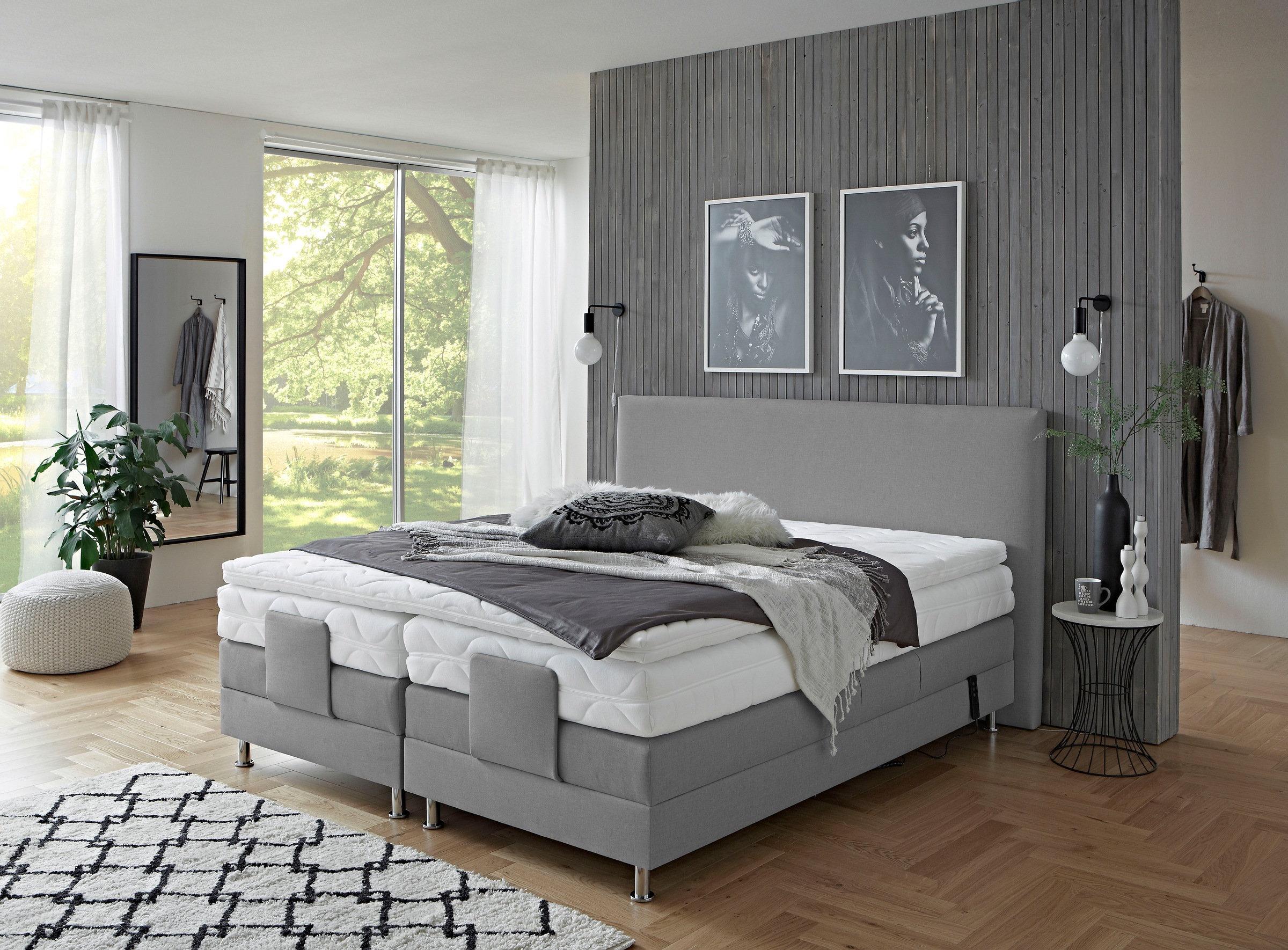 Thumbnail - Westfalia Schlafkomfort Boxbett "Lissabon wahlweise in den Breiten 160x200cm, 180x200cm & 200x200cm"