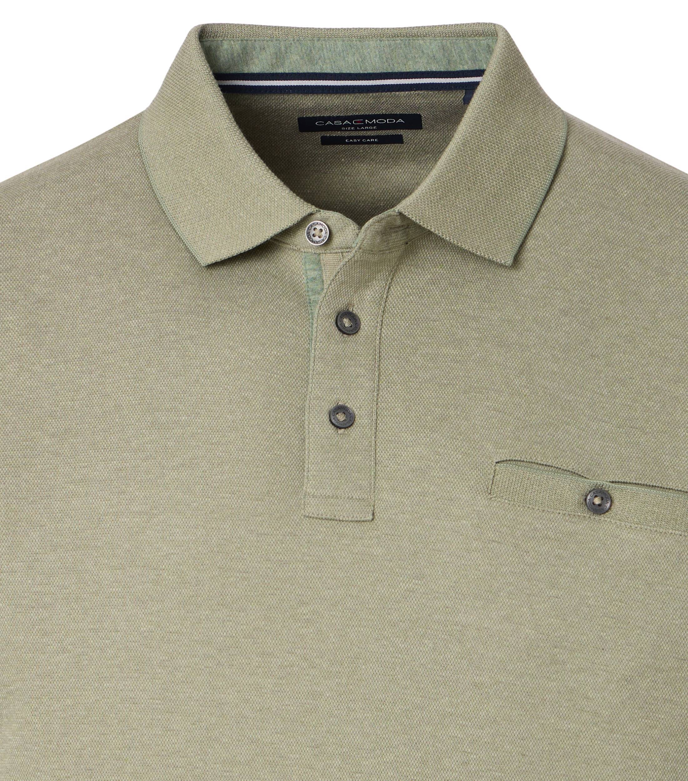 Thumbnail - CASAMODA Langarm-Poloshirt "CASAMODA Polo-Shirt Langarm gestreift"