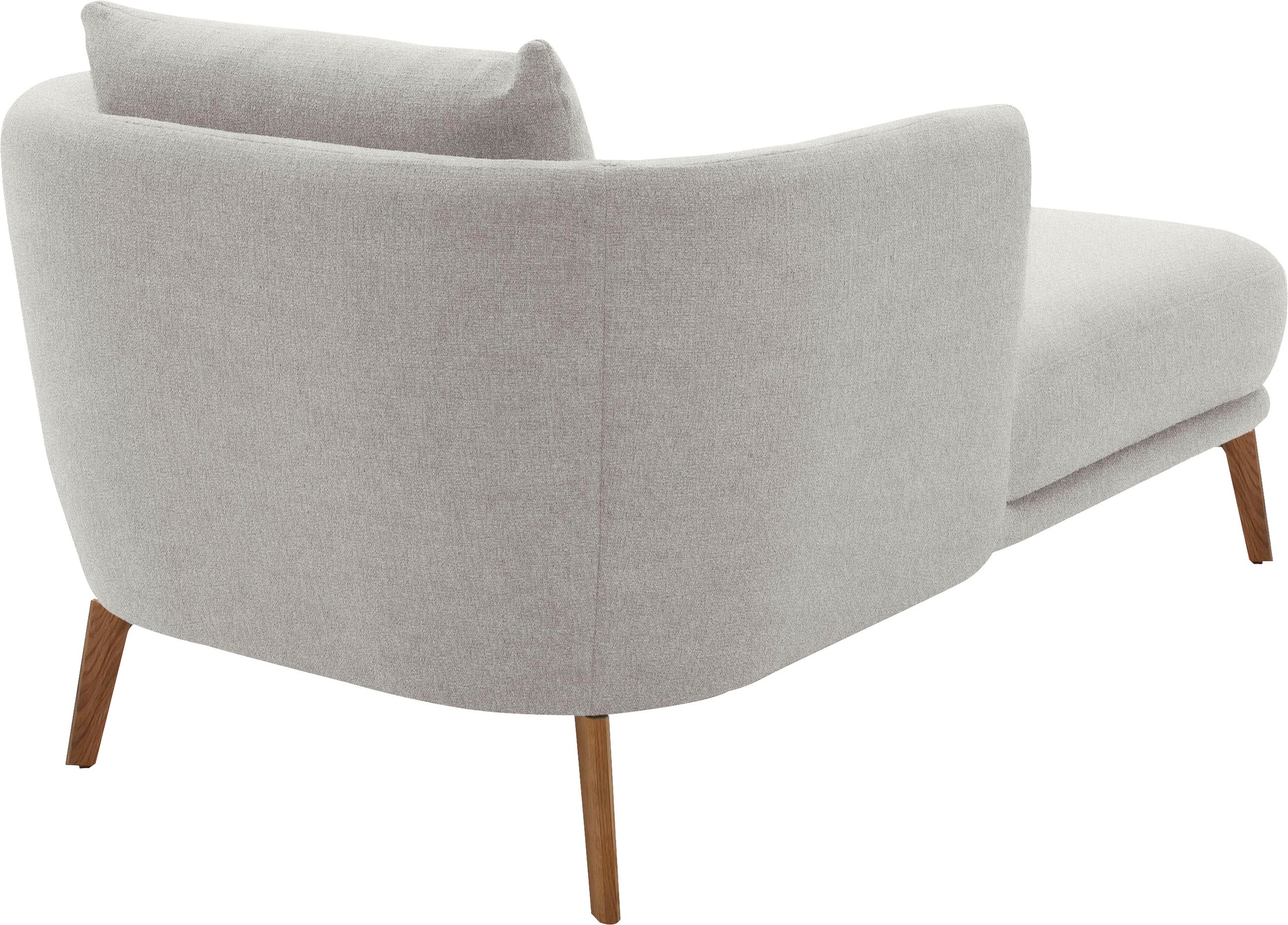 SCHÖNER WOHNEN-Kollektion Chaiselongue »Pearl - 5 Jahre Hersteller-Garantie, auch in Bouclé. Füße Massivholz«, Loveseat und Loungesessel, Maße (B/H/T): 101/71/161 cm