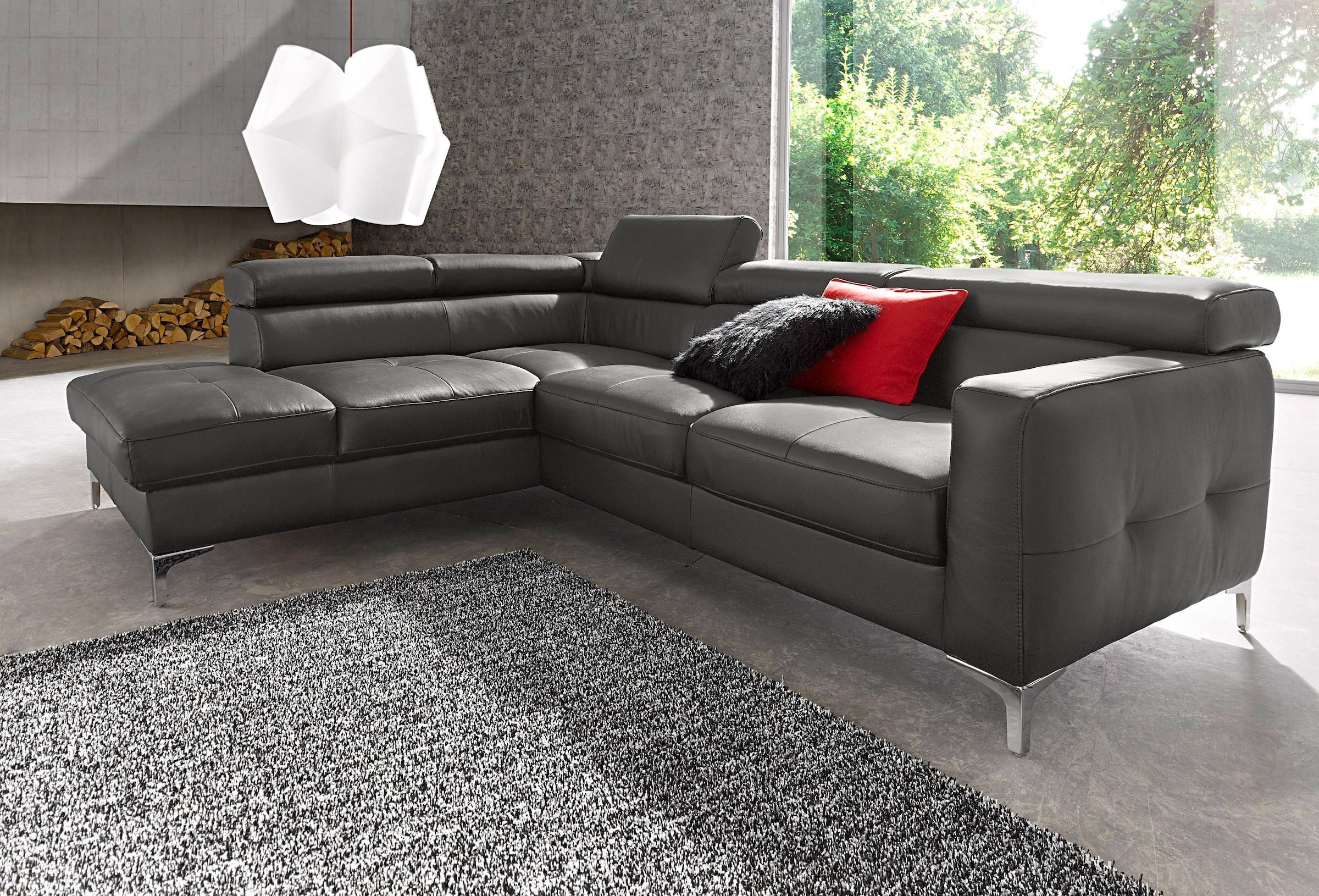 COTTA Polstergarnitur "Sammy L-Form", (Set), Set bestehend aus: Ecksofa mit günstig online kaufen