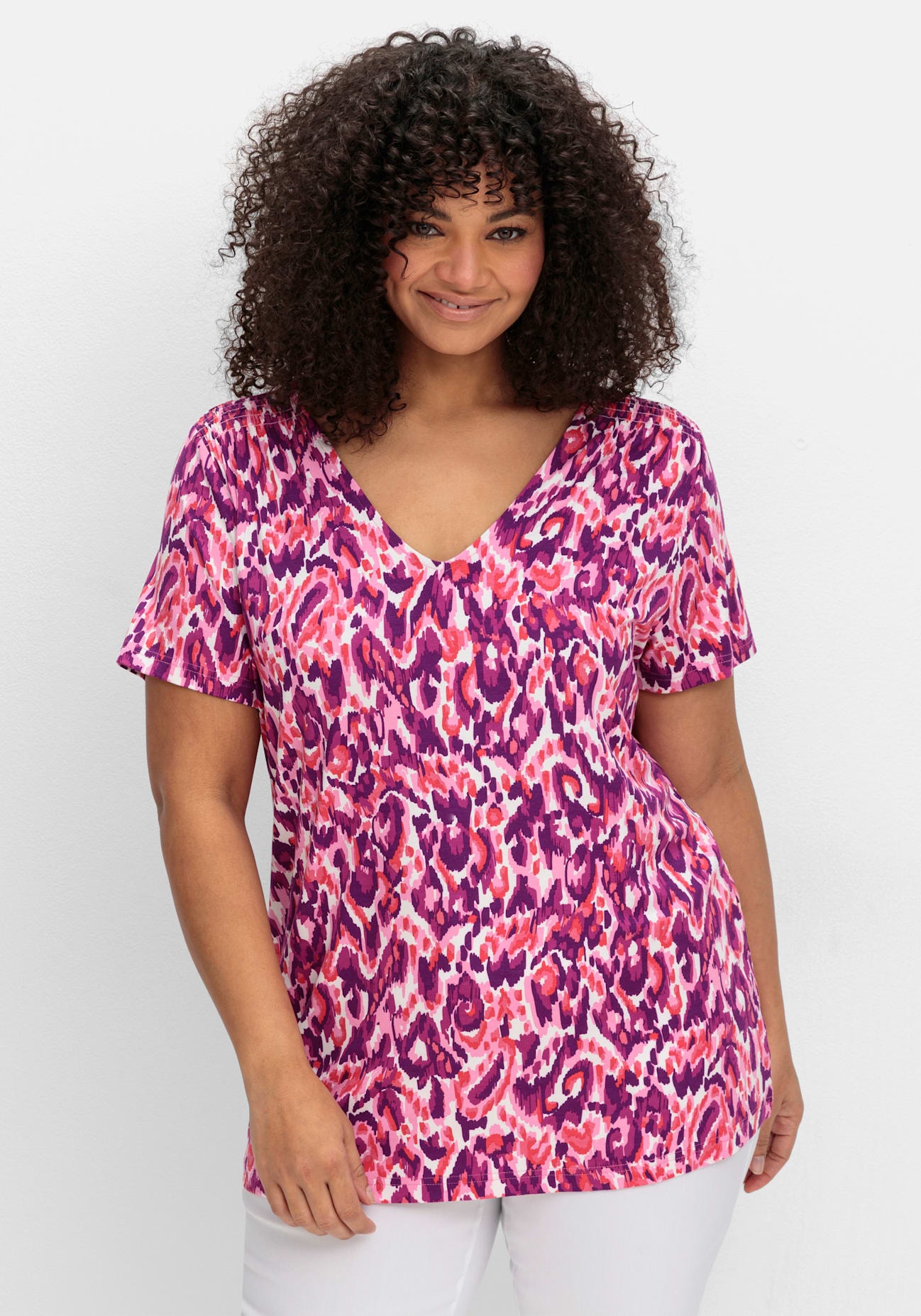 sheego by Joe Browns T-Shirt »T-Shirt«, (1 tlg.)