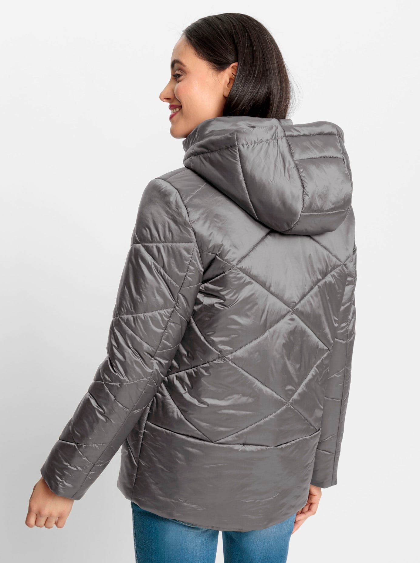 heine Steppjacke, mit Kapuze