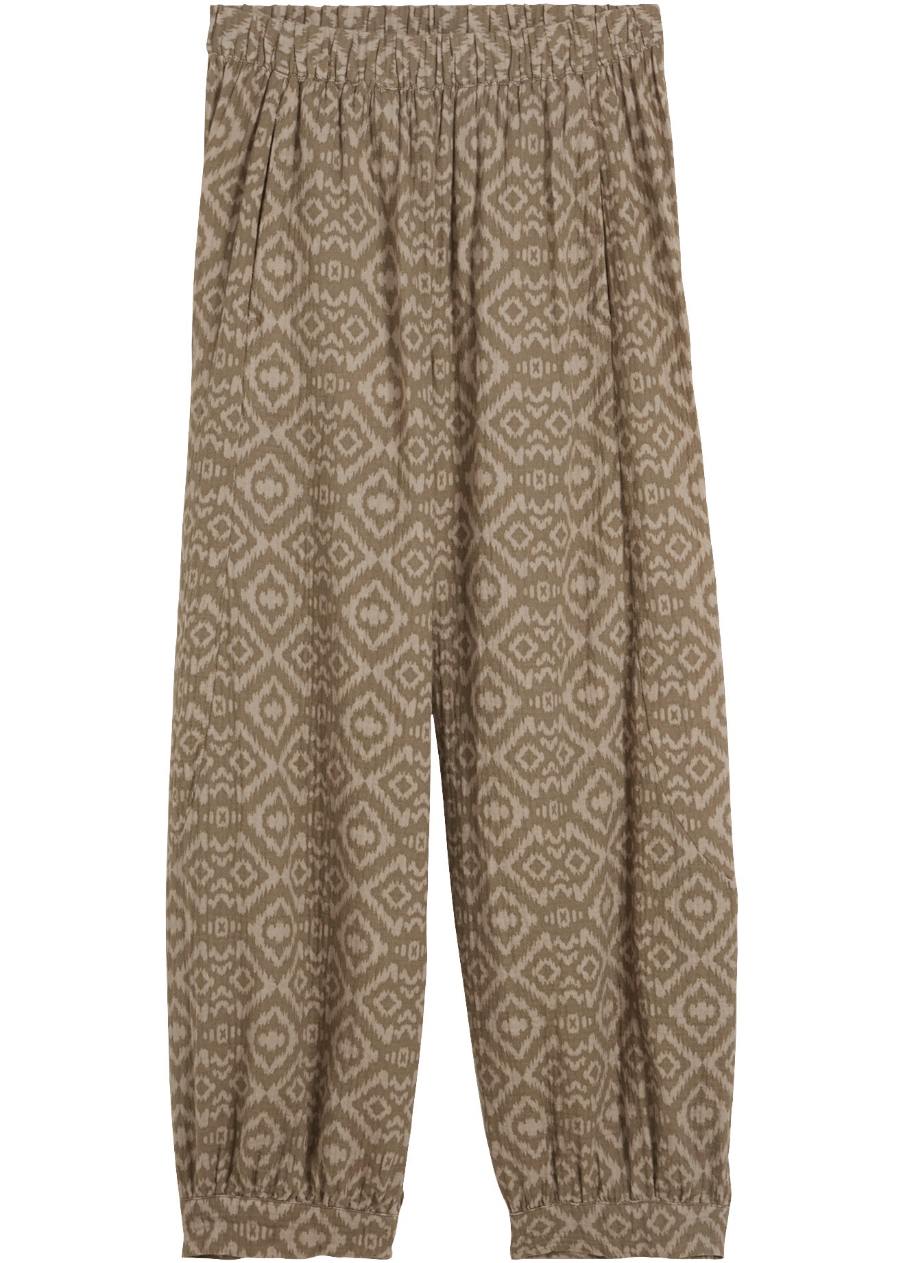 bonprix Pumphose  Loose Fit, weites Bein, aus reiner Baumwolle
