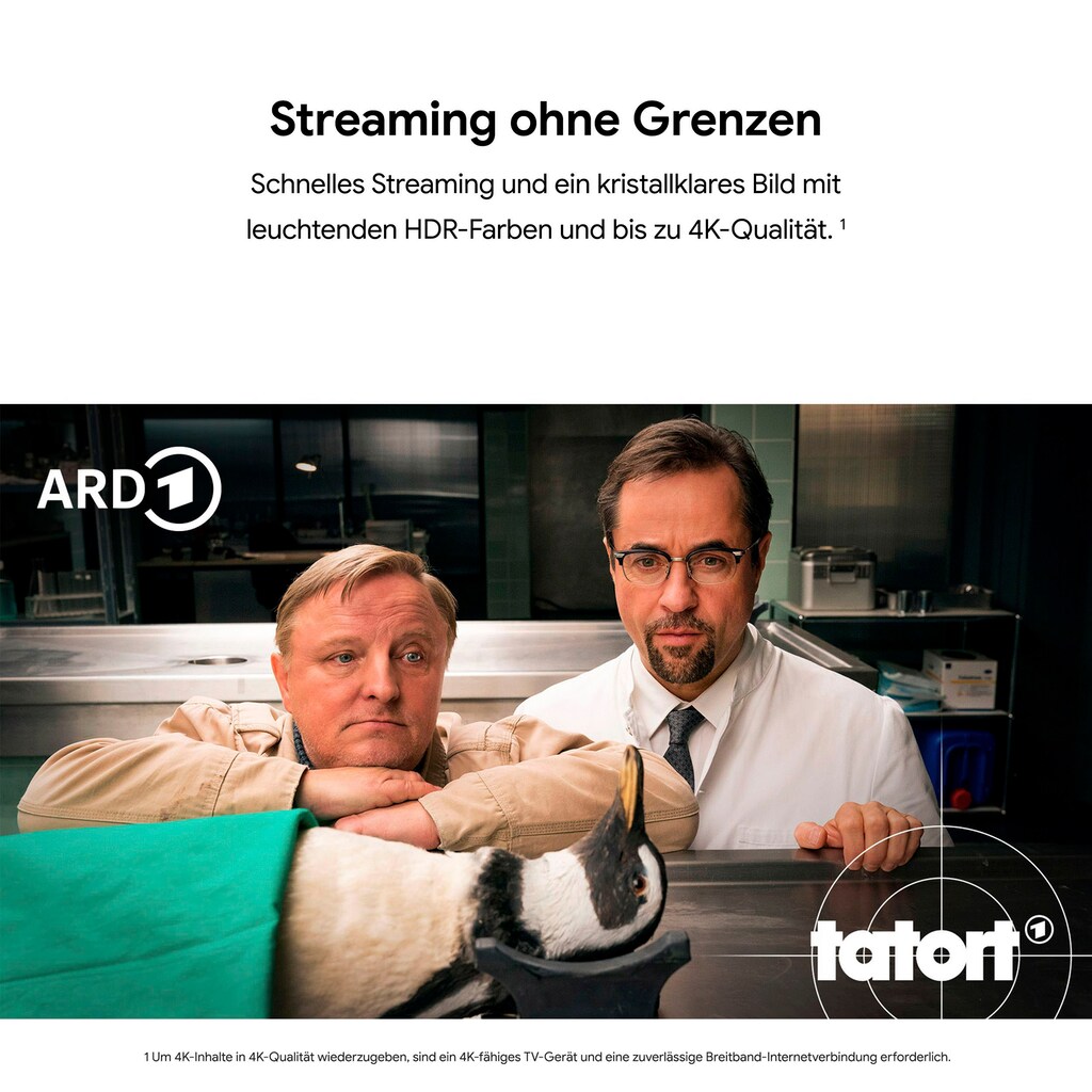 Google Streaming-Box »Google Chromecast mit Google TV«