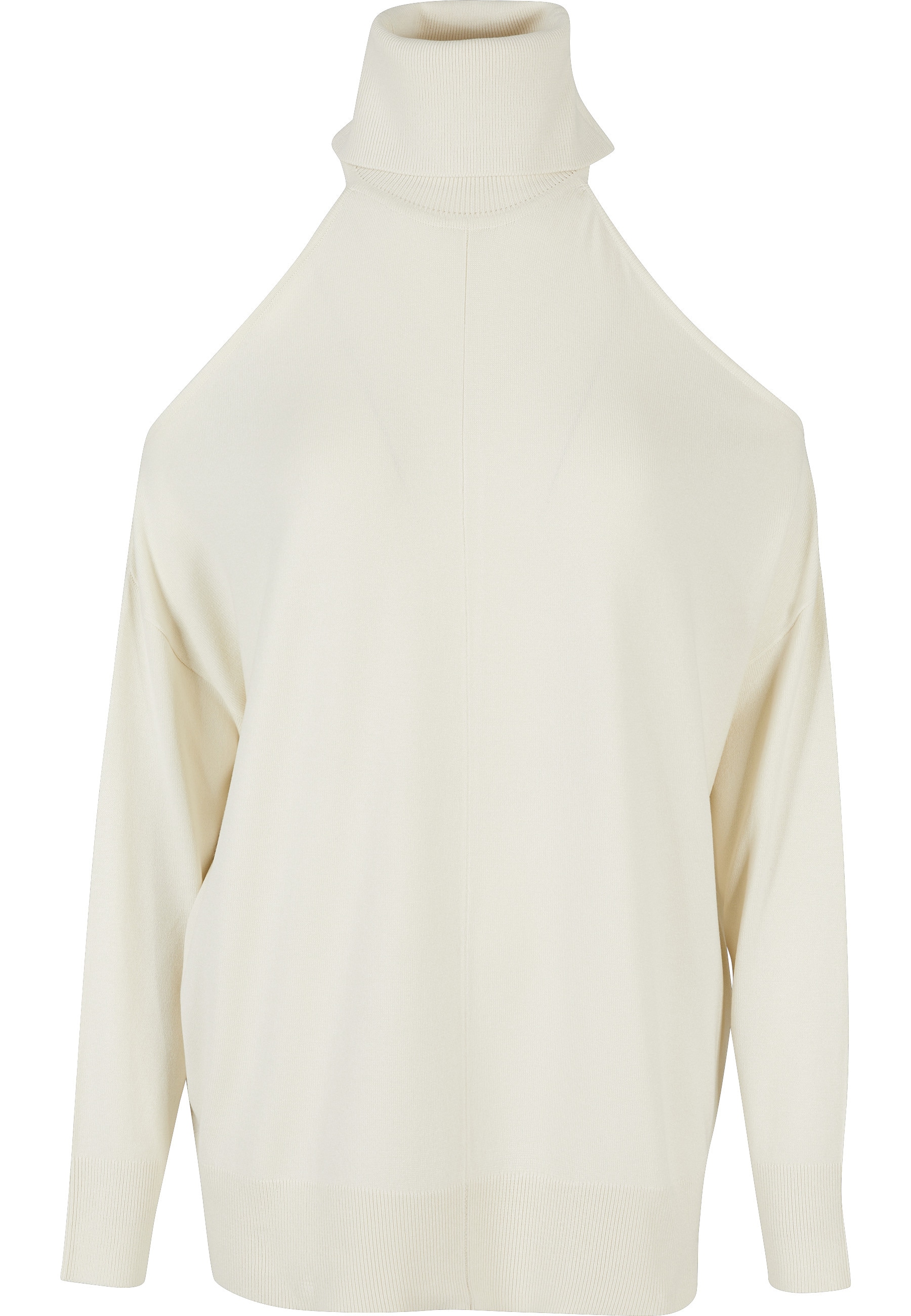 URBAN CLASSICS Fleecepullover "Urban Classics Damen Ladies Cold Shoulder Tu günstig online kaufen
