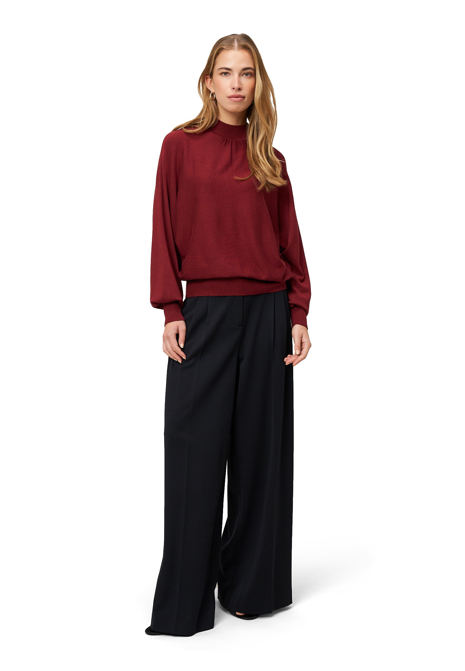 Zero Strickpullover »Damen mit Stehkragen« 1 tlg. Plain/ohne Details