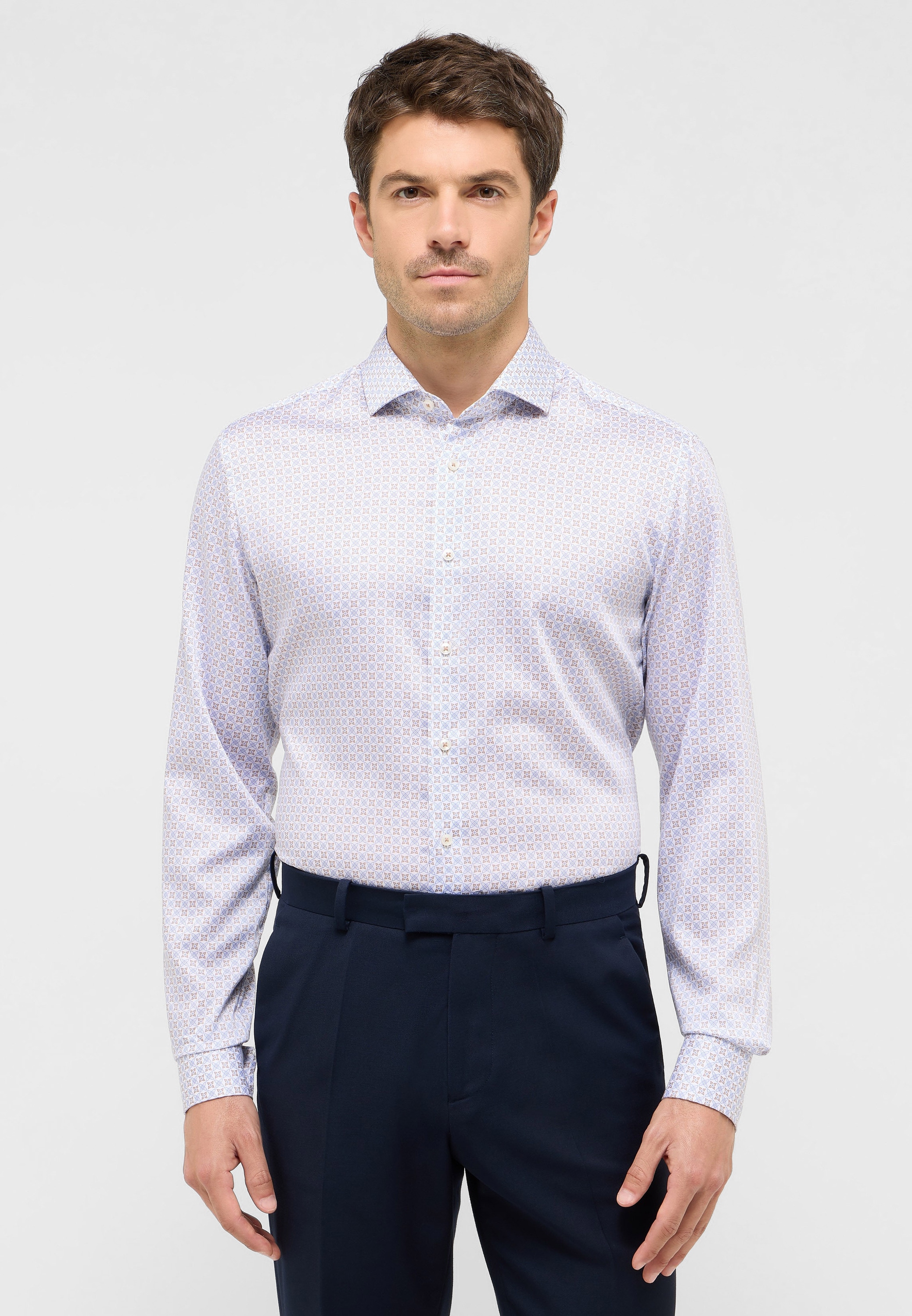 Eterna Langarmhemd "SLIM FIT", EASY IRON (bügelleicht) günstig online kaufen