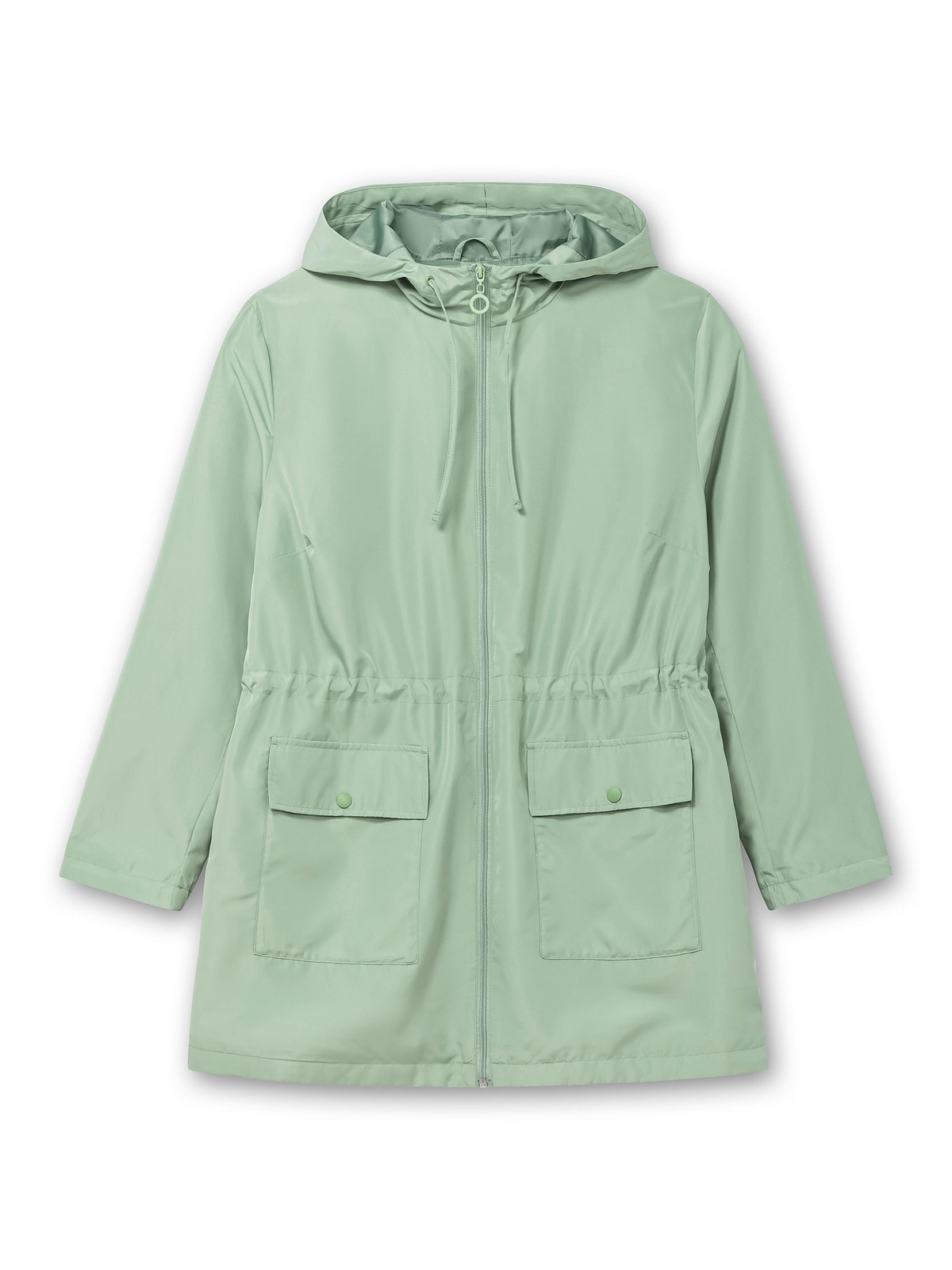 Sheego Outdoorjacke »Große Größen«, mit Kapuze, mit Reißverschluss und Tunnelzug