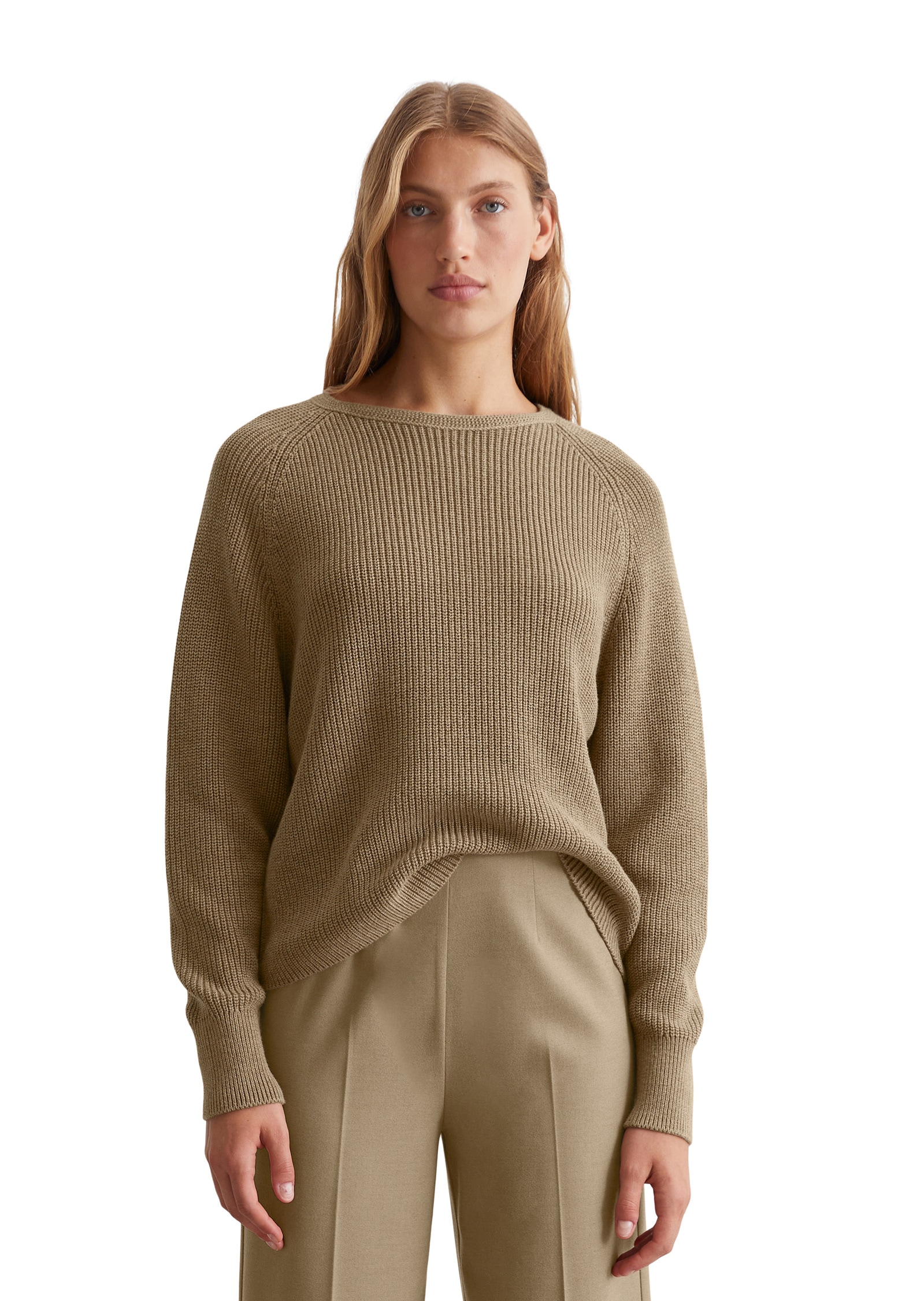 Marc OPolo Strickpullover "aus Heavy-Weight-Organic-Cotton" günstig online kaufen