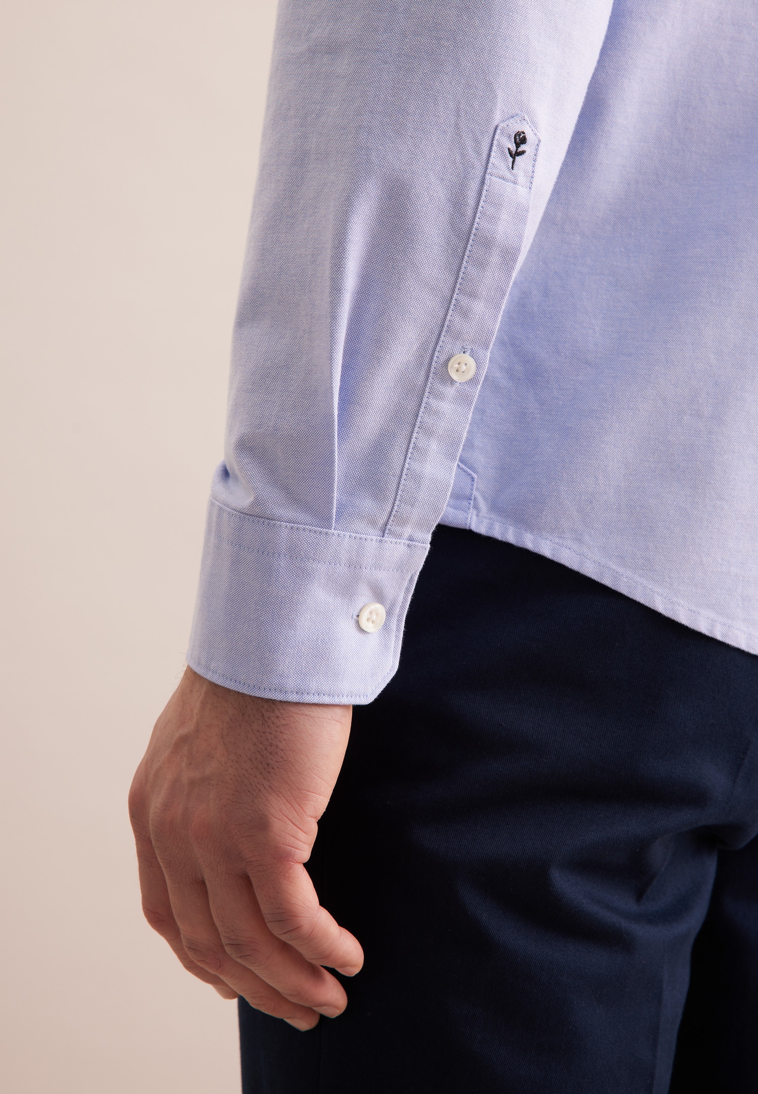 seidensticker Businesshemd, Regular Button-Down-Kragen Uni