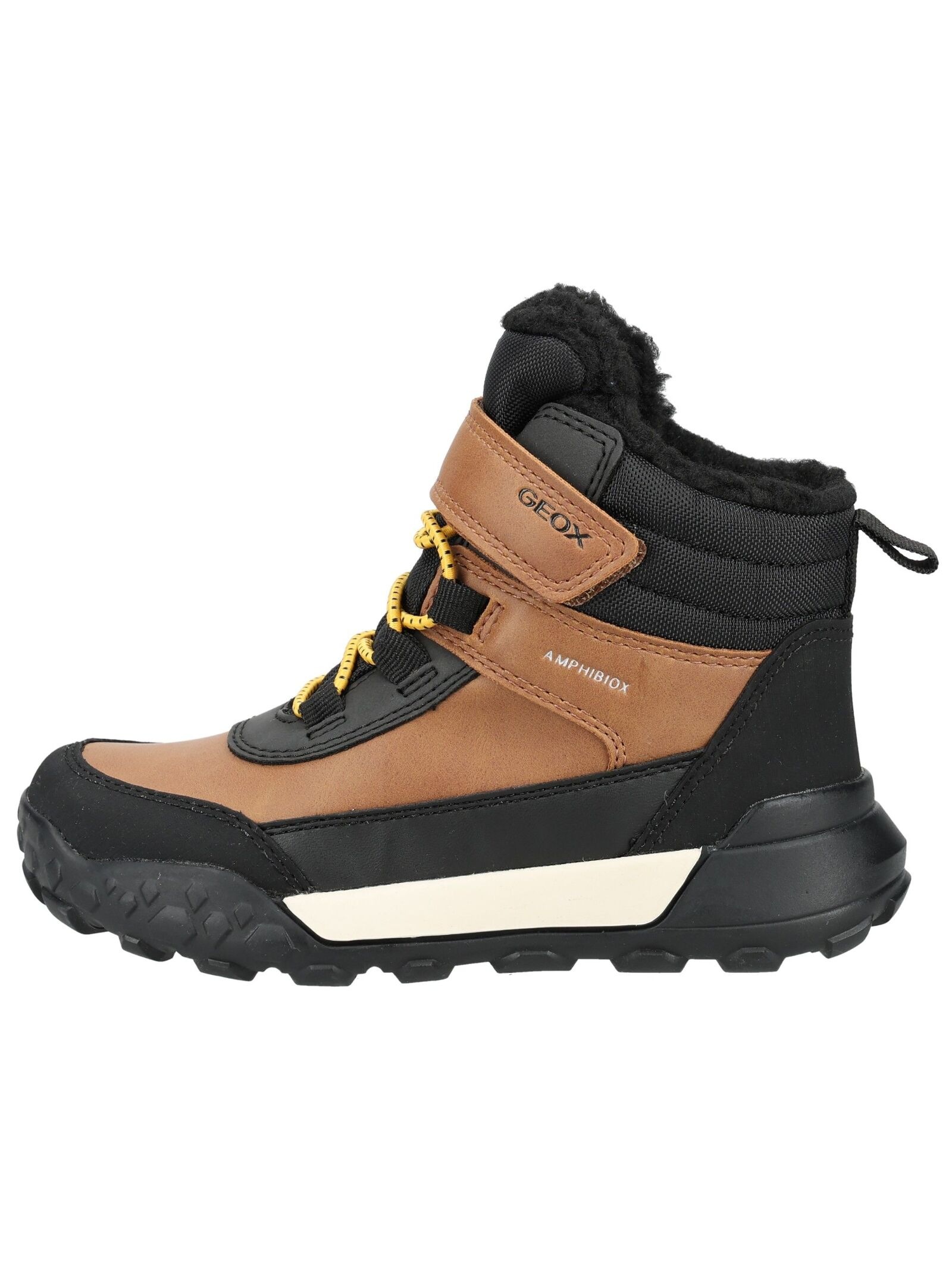 Geox Schnürstiefelette »Geox Stiefelette Lederimitat/Textil«