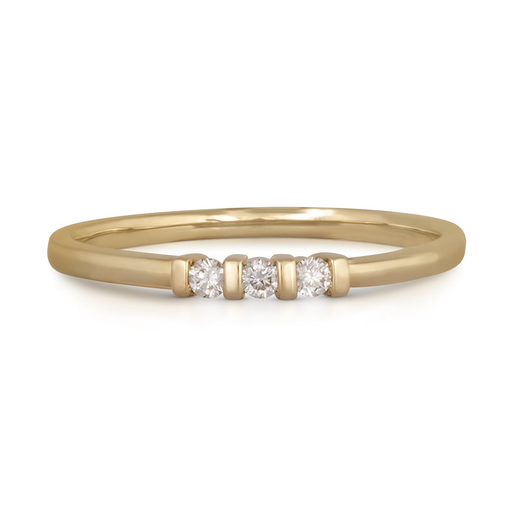 Orolino Fingerring »585/- Gelbgold Brillant«