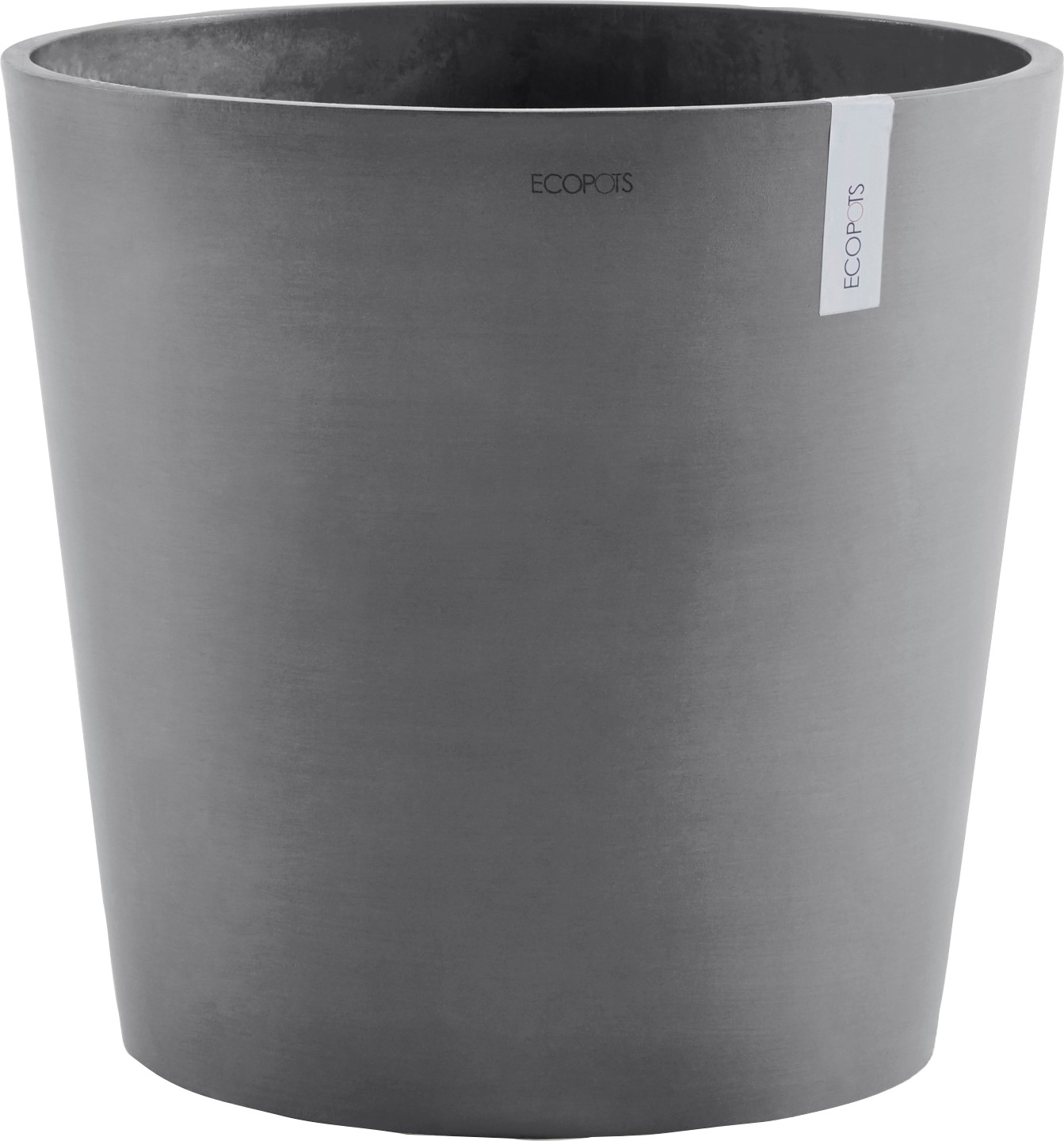 ECOPOTS Blumentopf "AMSTERDAM Grey", BxTxH: 50x50x43,8 cm, mit Wasserreservoir