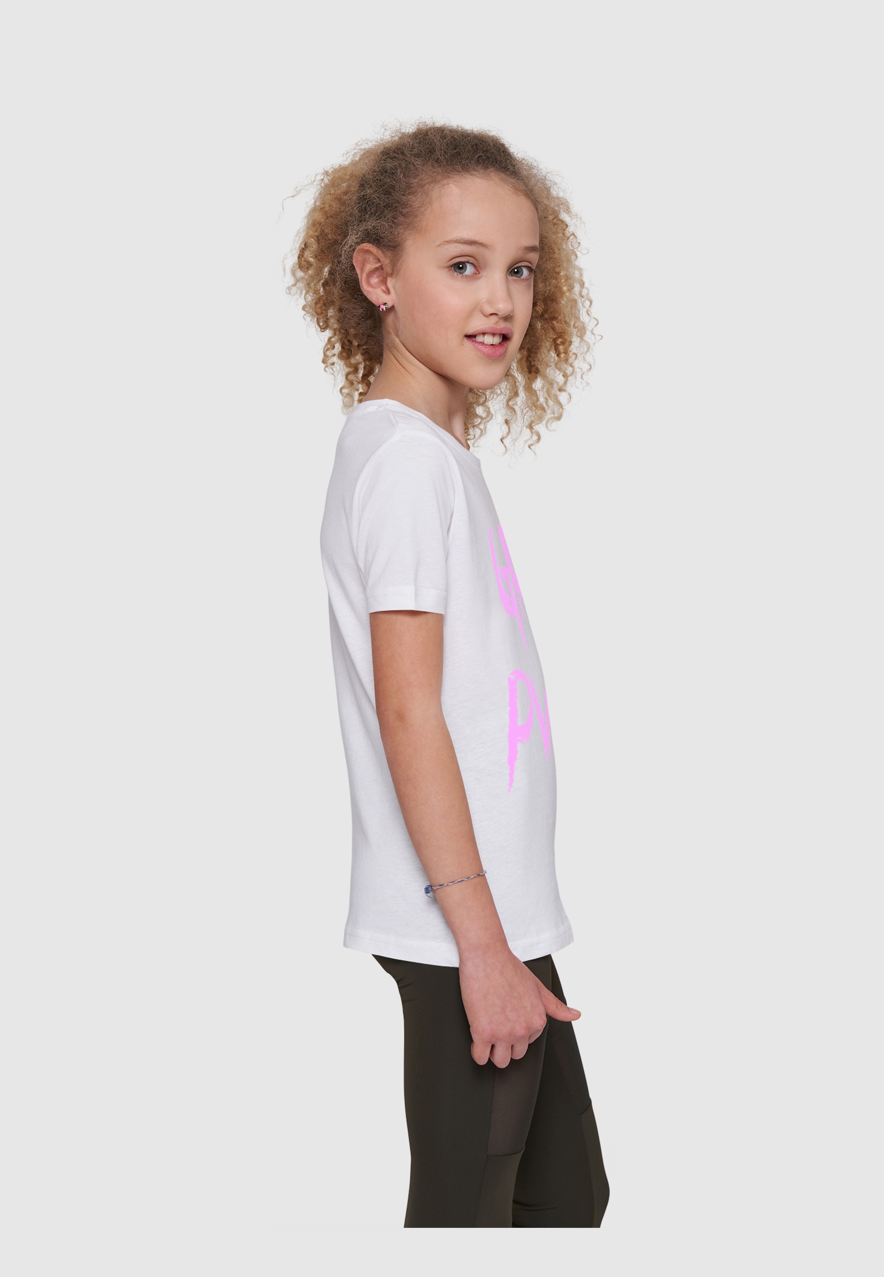 MisterTee T-Shirt »MisterTee Damen Kids Sweet Heart Candy Tee« 1 Stk.