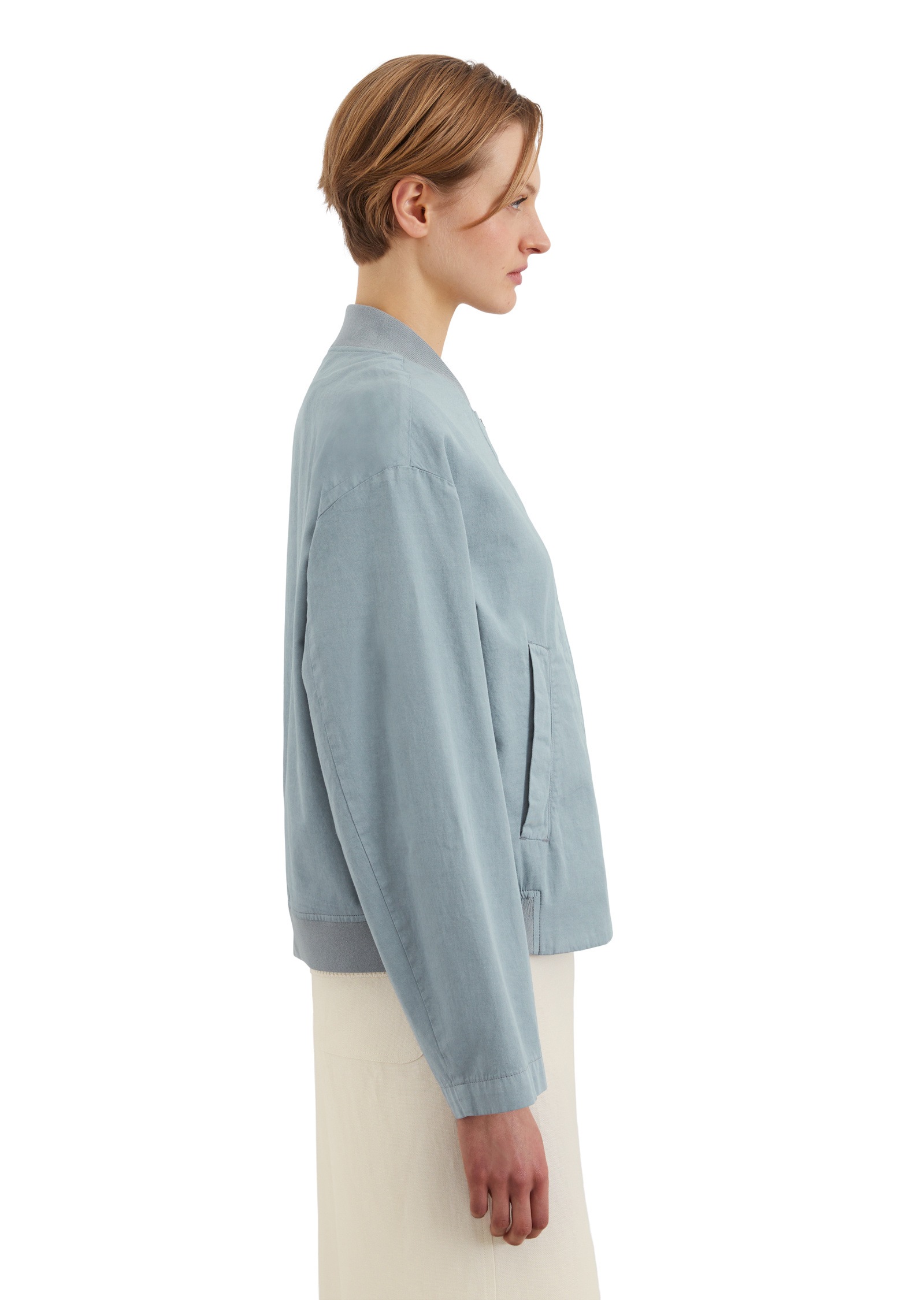 Marc OPolo Kurzjacke "aus Organic-Cotton-Leinen-Mix" günstig online kaufen
