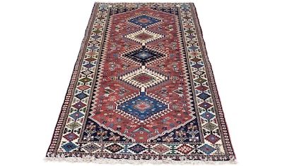 Hochflor-Läufer »Yalameh Medaillon Blu scuro 203 x 83 cm«, rechteckig