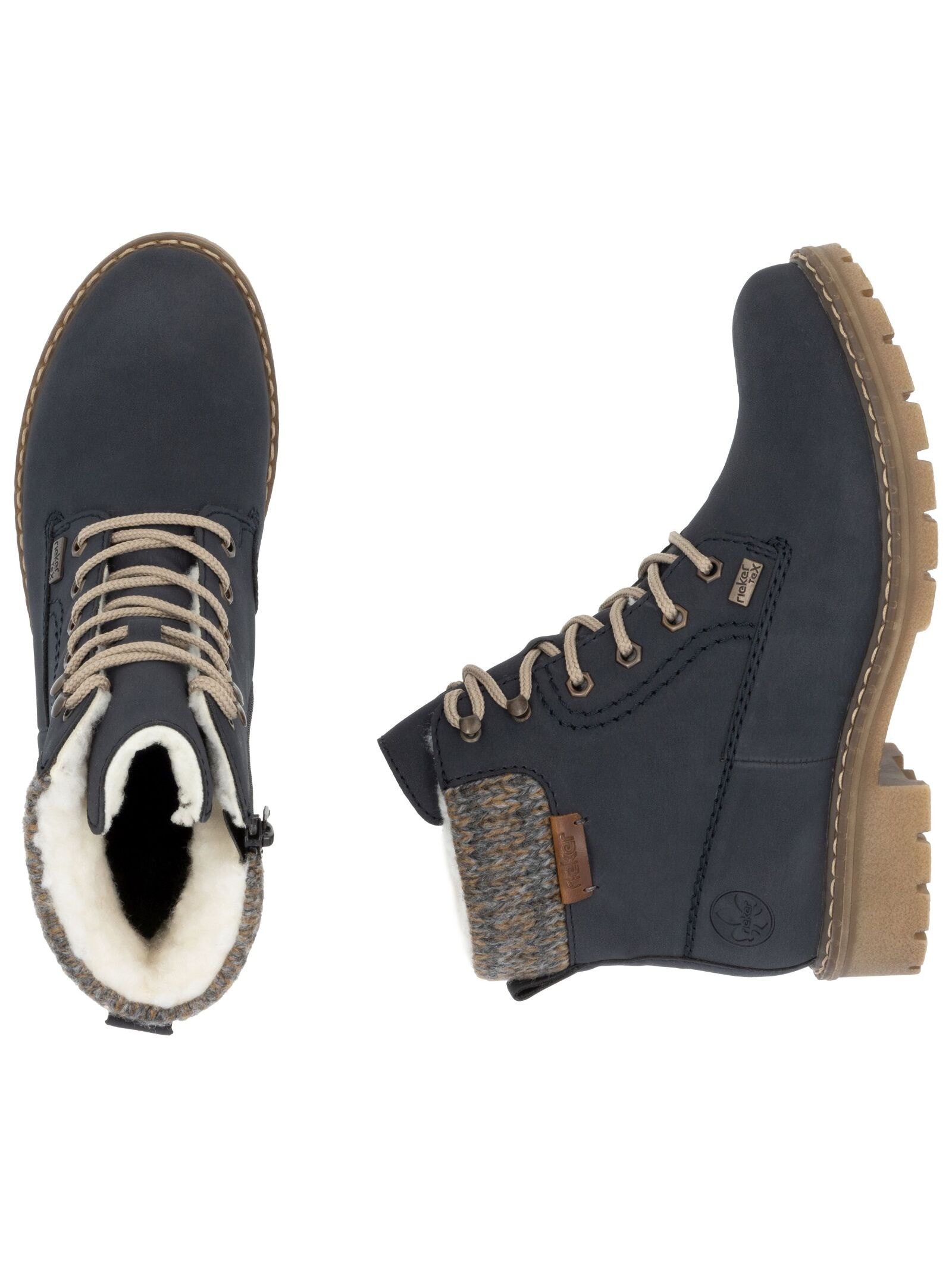 Rieker Schnürstiefelette »Rieker Stiefelette Lederimitat«