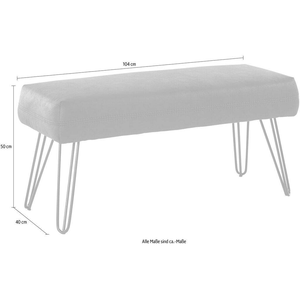 exxpo - sofa fashion Sitzbank »Doppio«