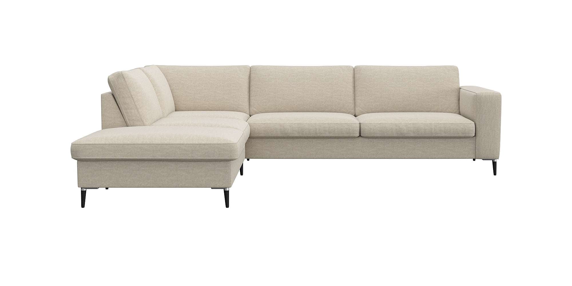 FLEXLUX Ecksofa "Fiore, L-Form, bequem und komfortabel durch hochwertigem S günstig online kaufen