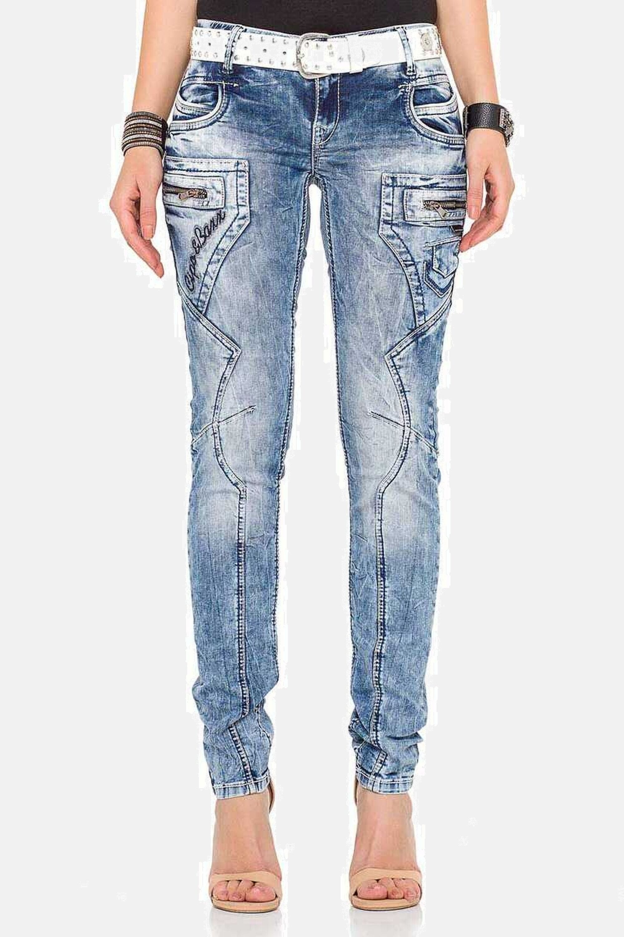 Skinny-fit-Jeans »Jeans«, mit niedrige Taille in Skinny Fit, WD322