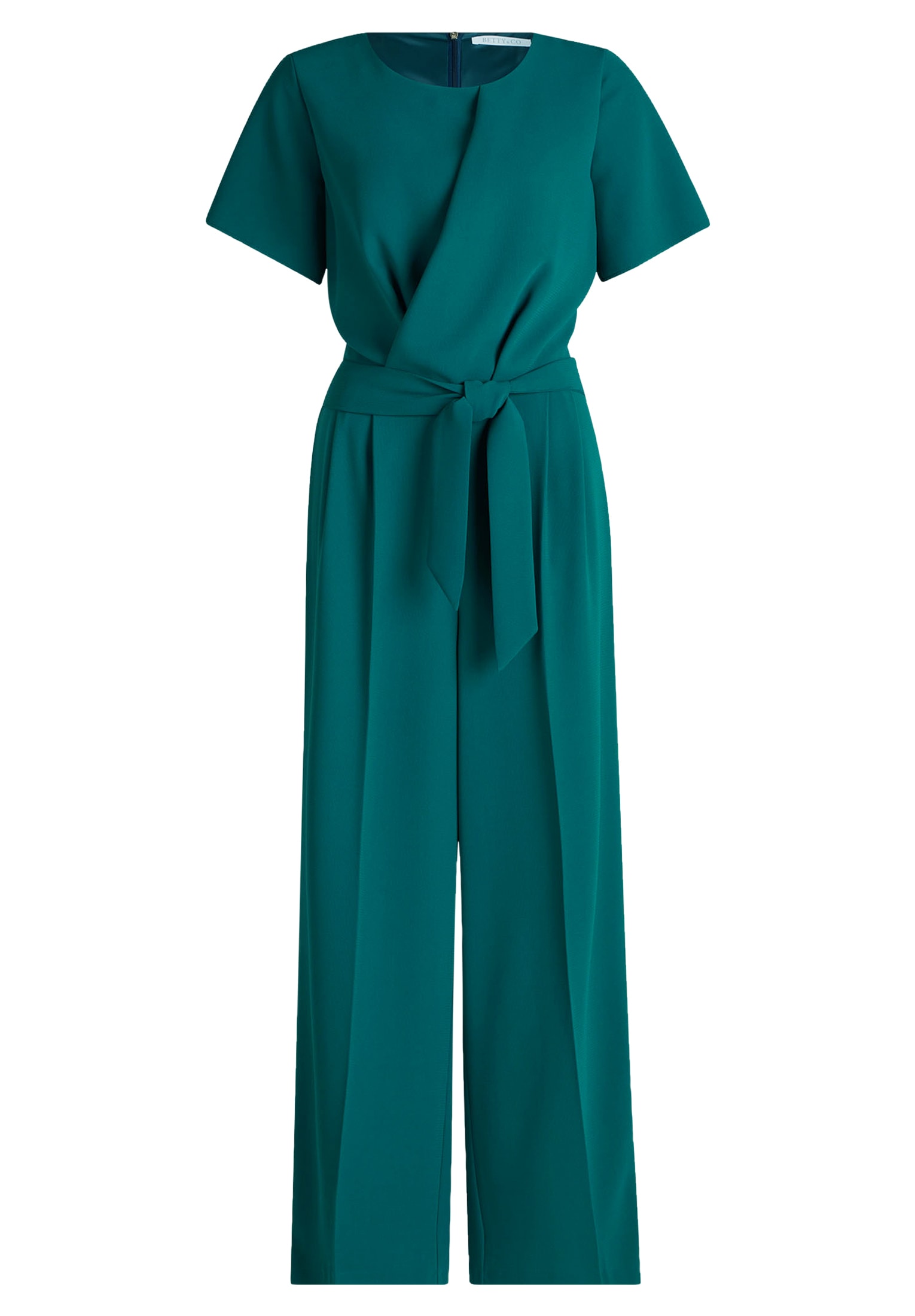 Betty&Co Overall »Betty & Co Jumpsuit mit Bindegürtel«, (1 tlg.)