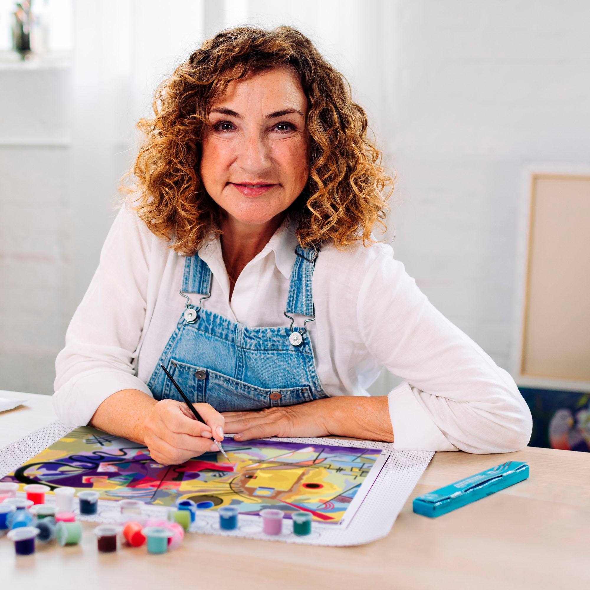 Ravensburger Malen nach Zahlen »CreArt, Leinwand ART Collection: Gelb, Rot, Blau (Kandinsky)«, Made in Europe