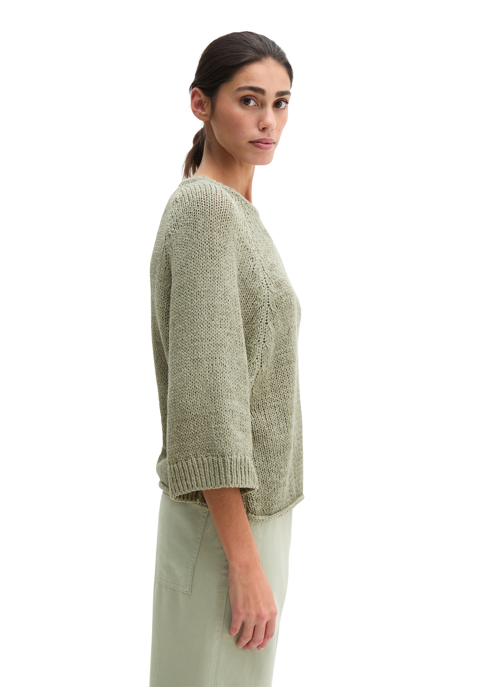 Marc O'Polo Strickpullover »aus Bändchengarn«