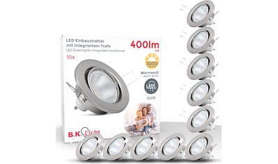 B.K.Licht LED Einbaustrahler, GU10, 10 St., Warmweiß, LED Einbauleuchten schwenkbar... kaufen