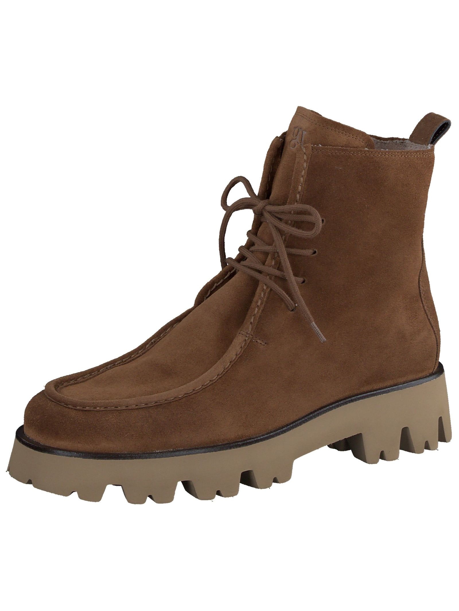 Paul Green Schnürstiefelette "Paul Green Stiefelette Veloursleder" günstig online kaufen