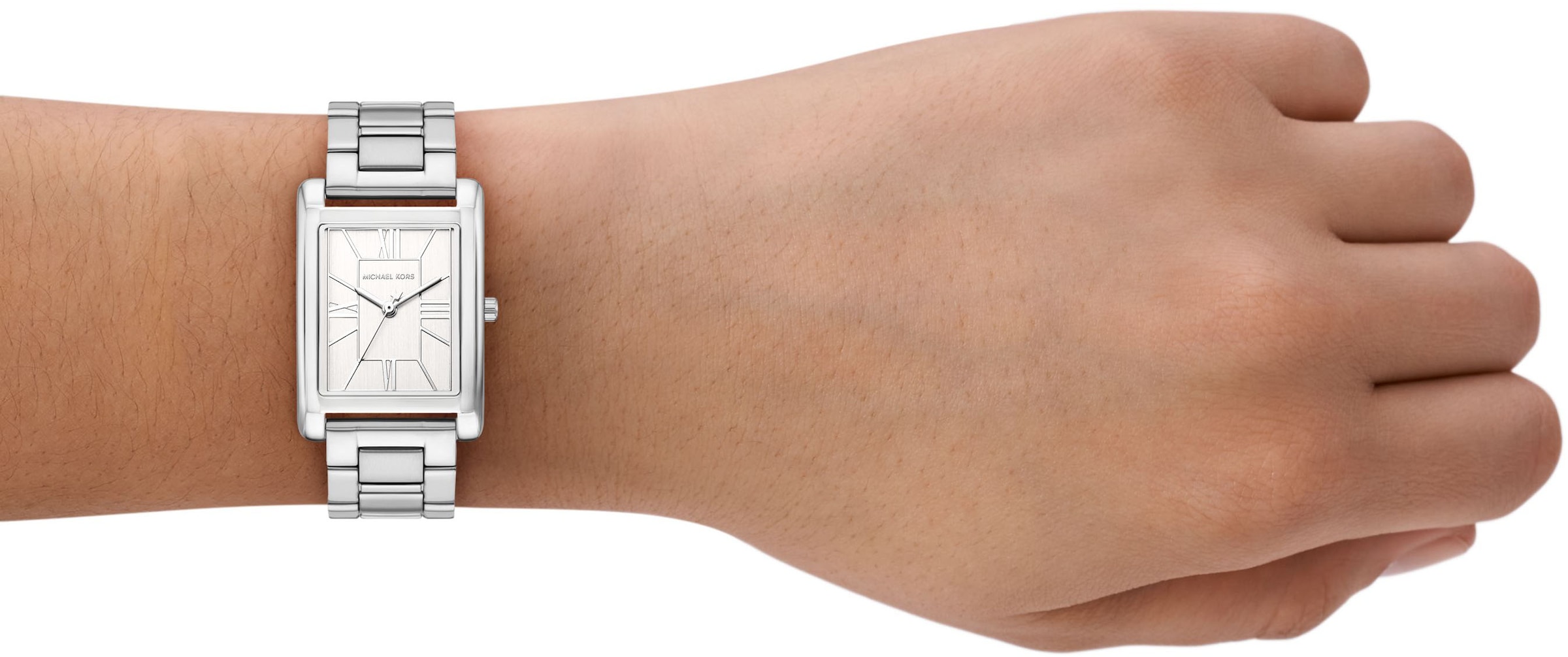 MICHAEL KORS Quarzuhr »ESSEX«, Armbanduhr, Damenuhr, Edelstahlarmband, analog