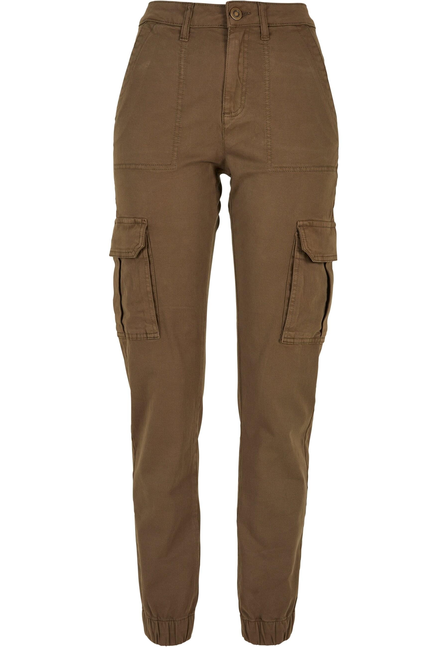 URBAN CLASSICS Stoffhose "Urban Classics Damen Ladies Cotton Twill Utility Pants", (1 tlg.)