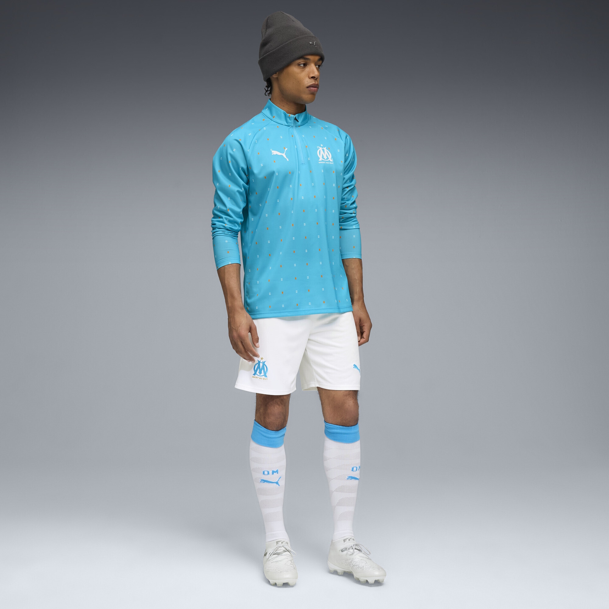 PUMA T-Shirt »Olympique de Marseille Pre-match Obermaterial Herren«