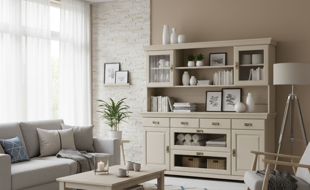 OTTO home Buffet "Rügen" FSC zertifiziertes Massivholz, im Landhausstil günstig online kaufen